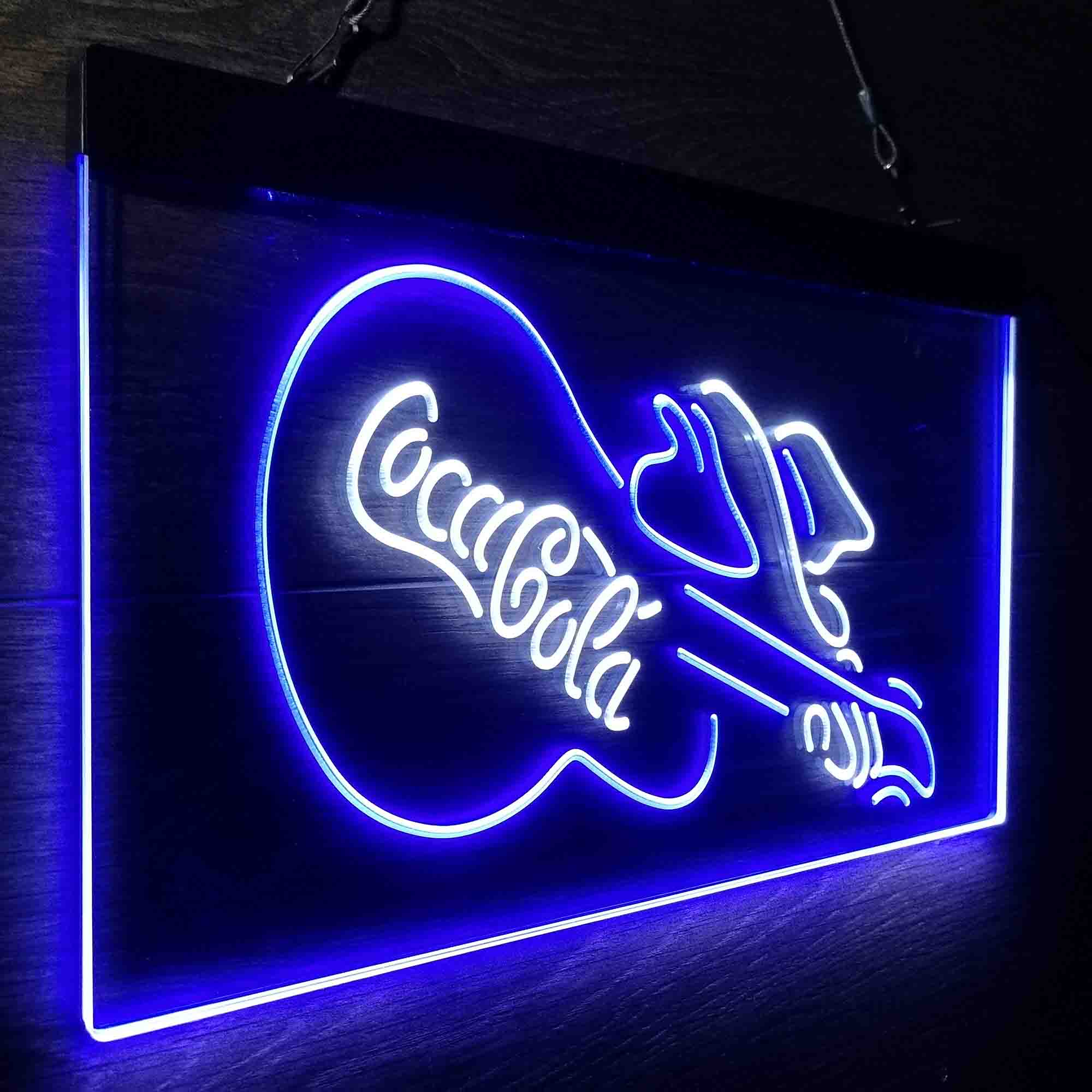 Cola Guitar Bar Neon-Like LED Sign - Image 18