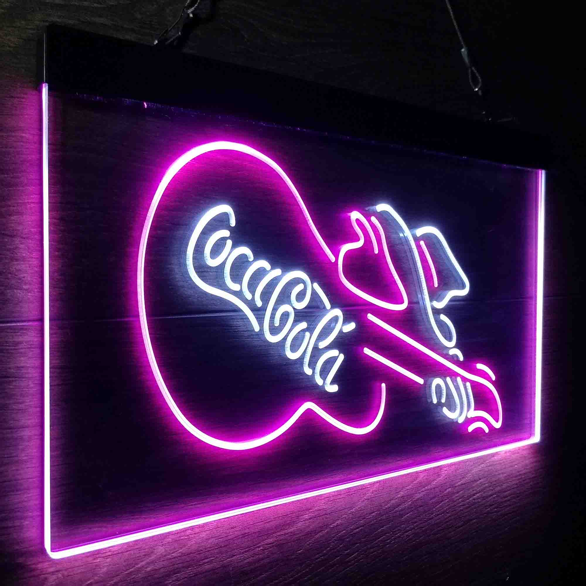 Cola Guitar Bar Neon-Like LED Sign - Image 19