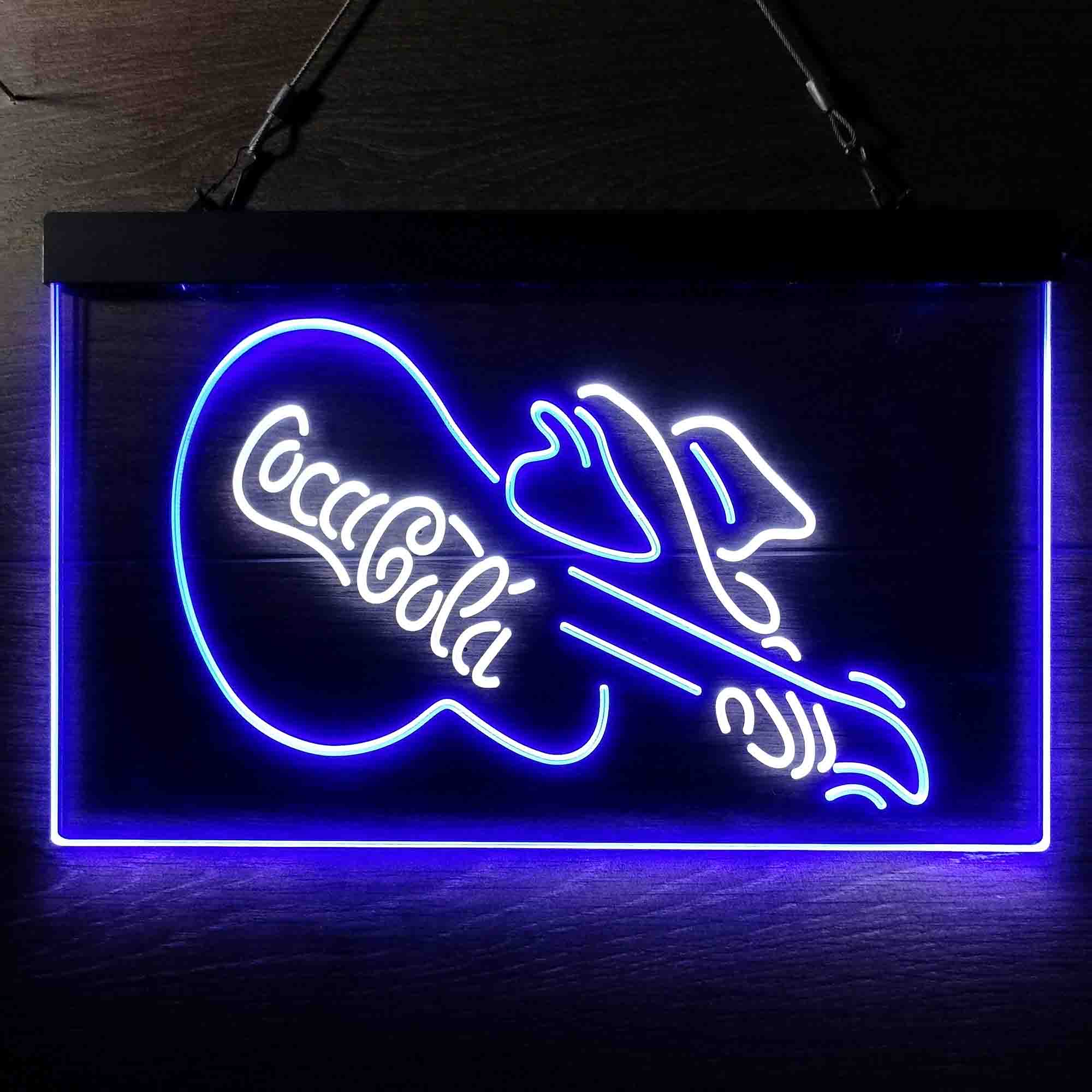 Cola Guitar Bar Neon-Like LED Sign - Image 5