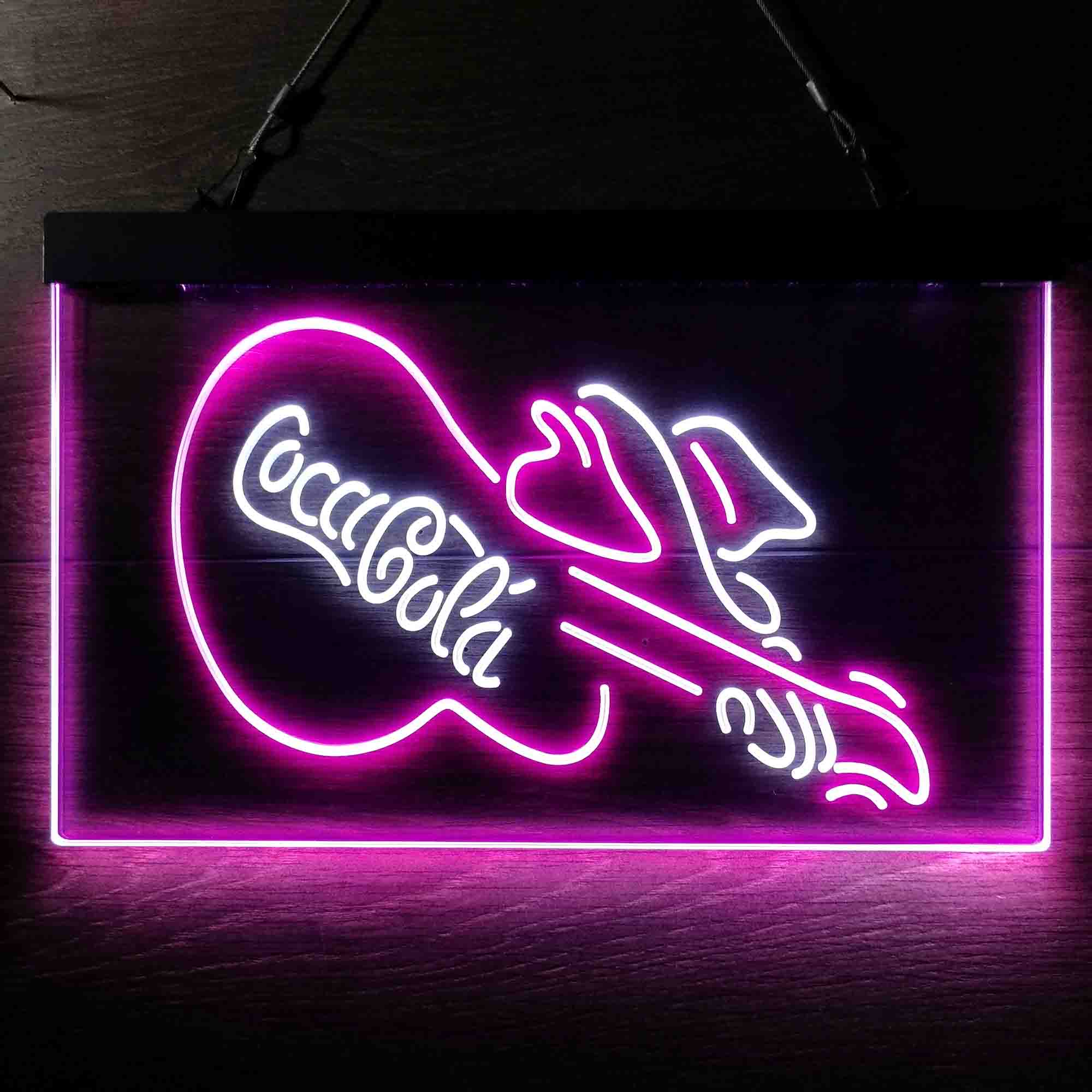 Cola Guitar Bar Neon-Like LED Sign - Image 6