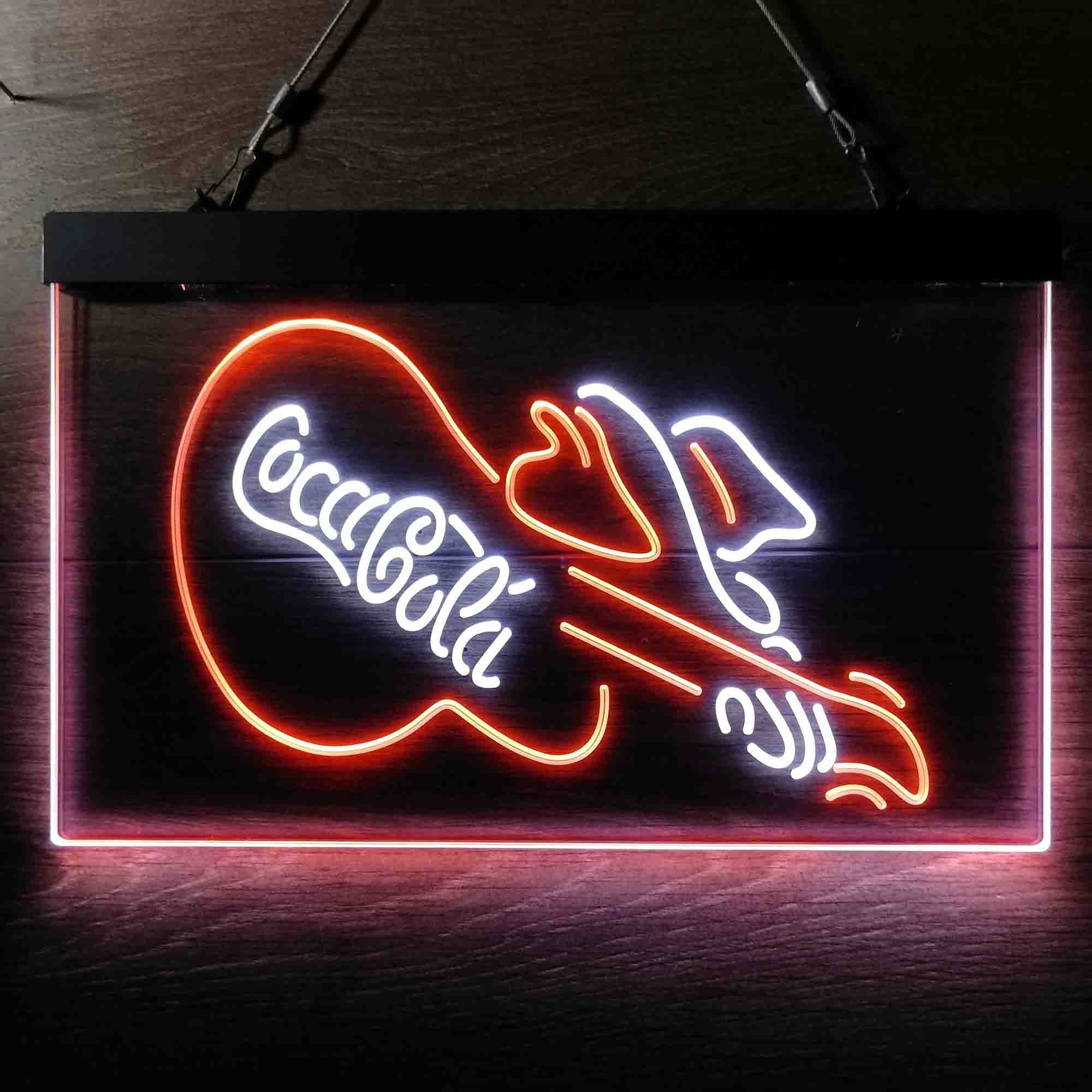 Cola Guitar Bar Neon-Like LED Sign - Image 9