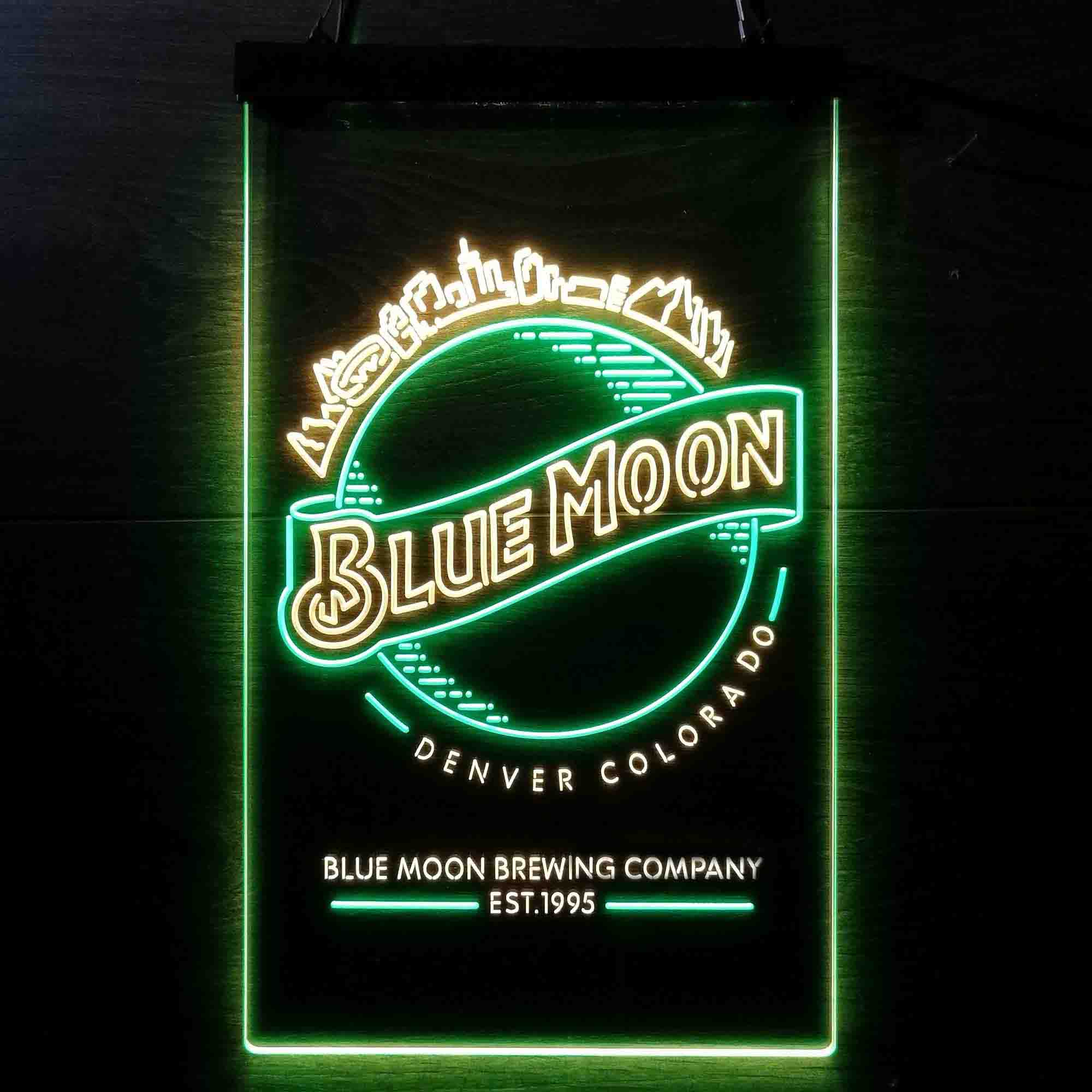 Desperate Enterprises Blue Moon Skyline Neon-Like LED Sign - Image 11