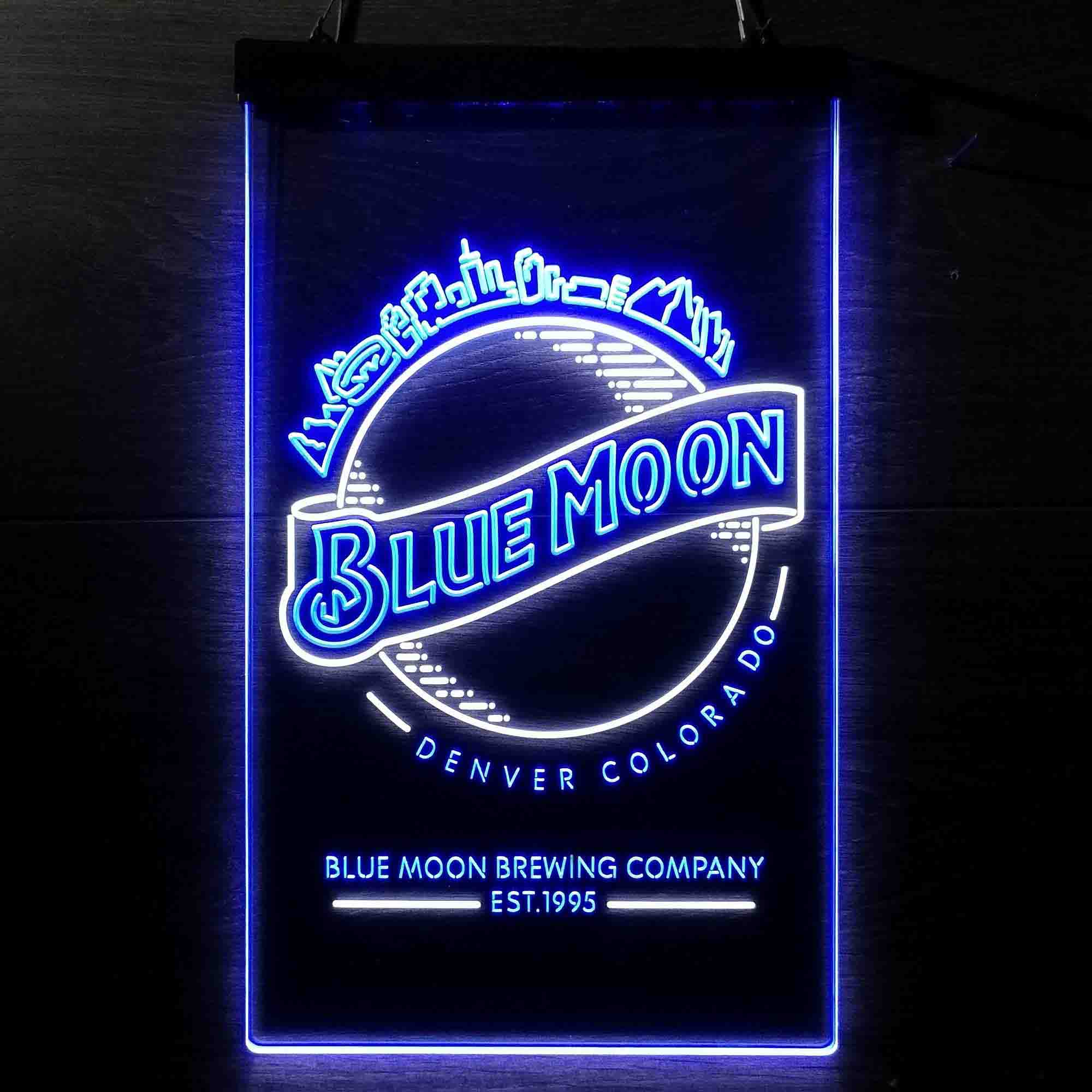 Desperate Enterprises Blue Moon Skyline Neon-Like LED Sign - Image 12