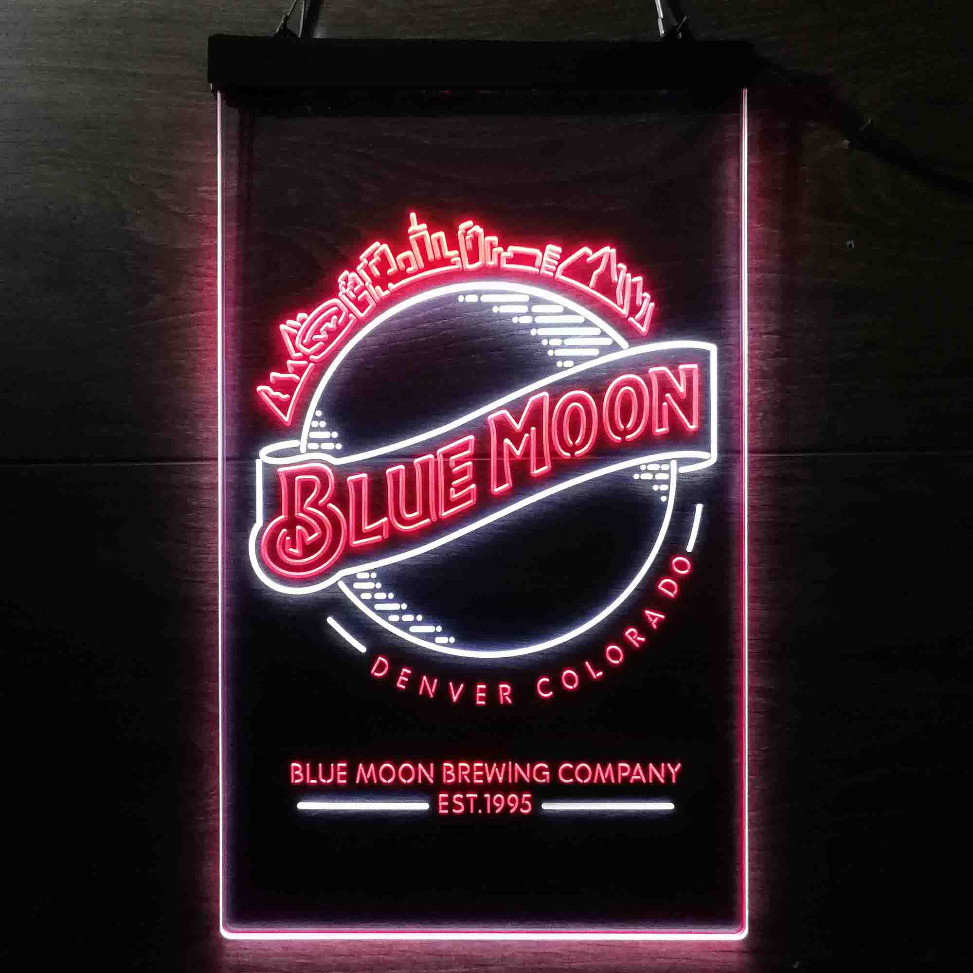 Desperate Enterprises Blue Moon Skyline Neon-Like LED Sign - Image 13