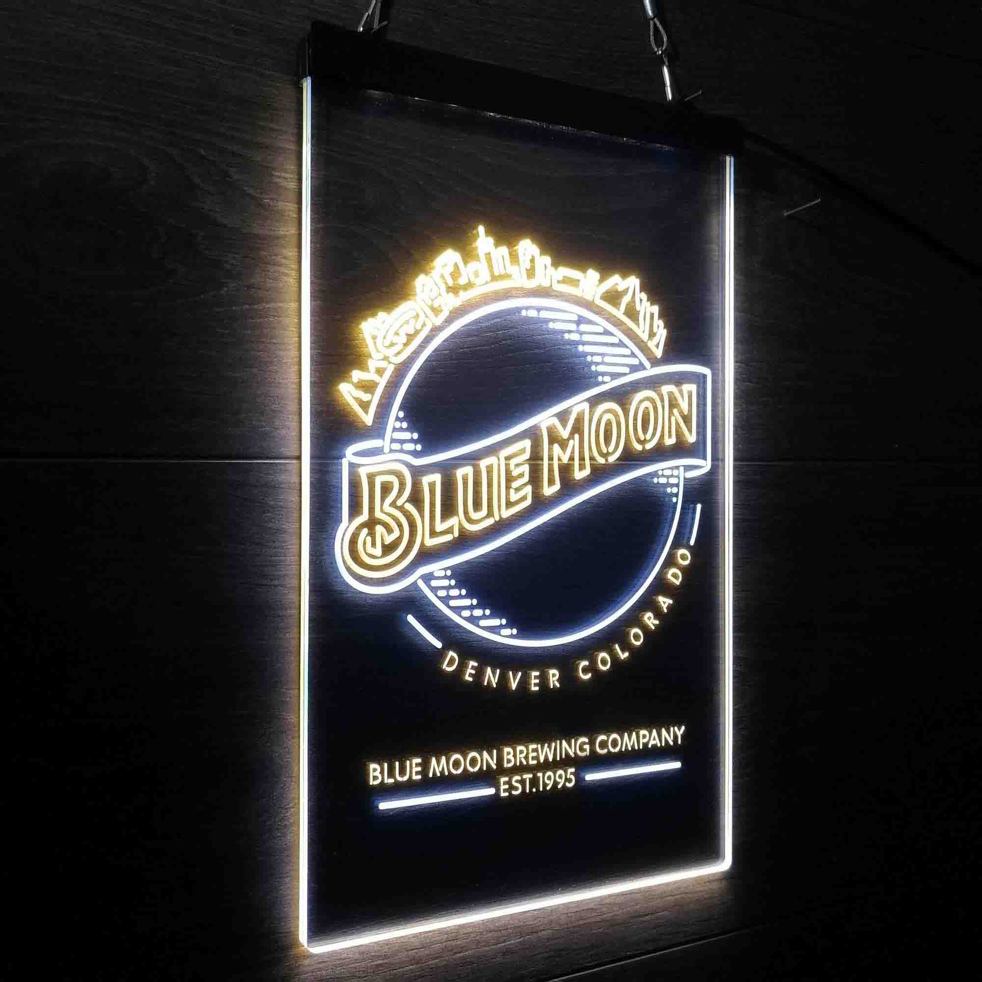 Desperate Enterprises Blue Moon Skyline Neon-Like LED Sign - Image 14