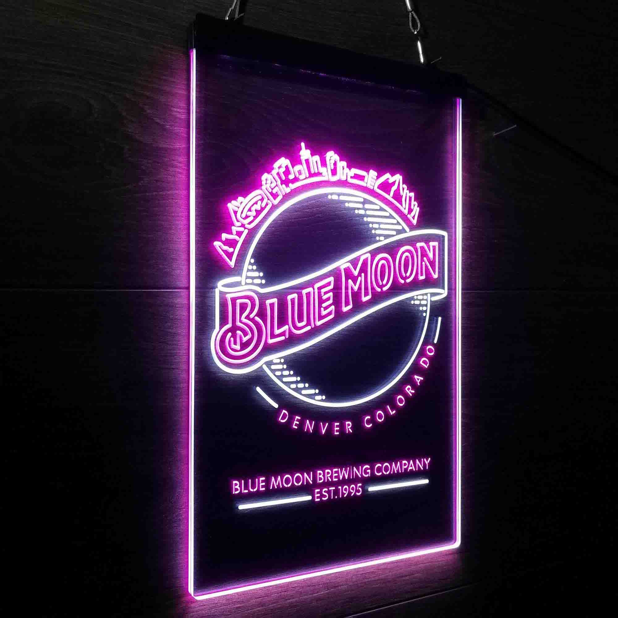 Desperate Enterprises Blue Moon Skyline Neon-Like LED Sign - Image 15