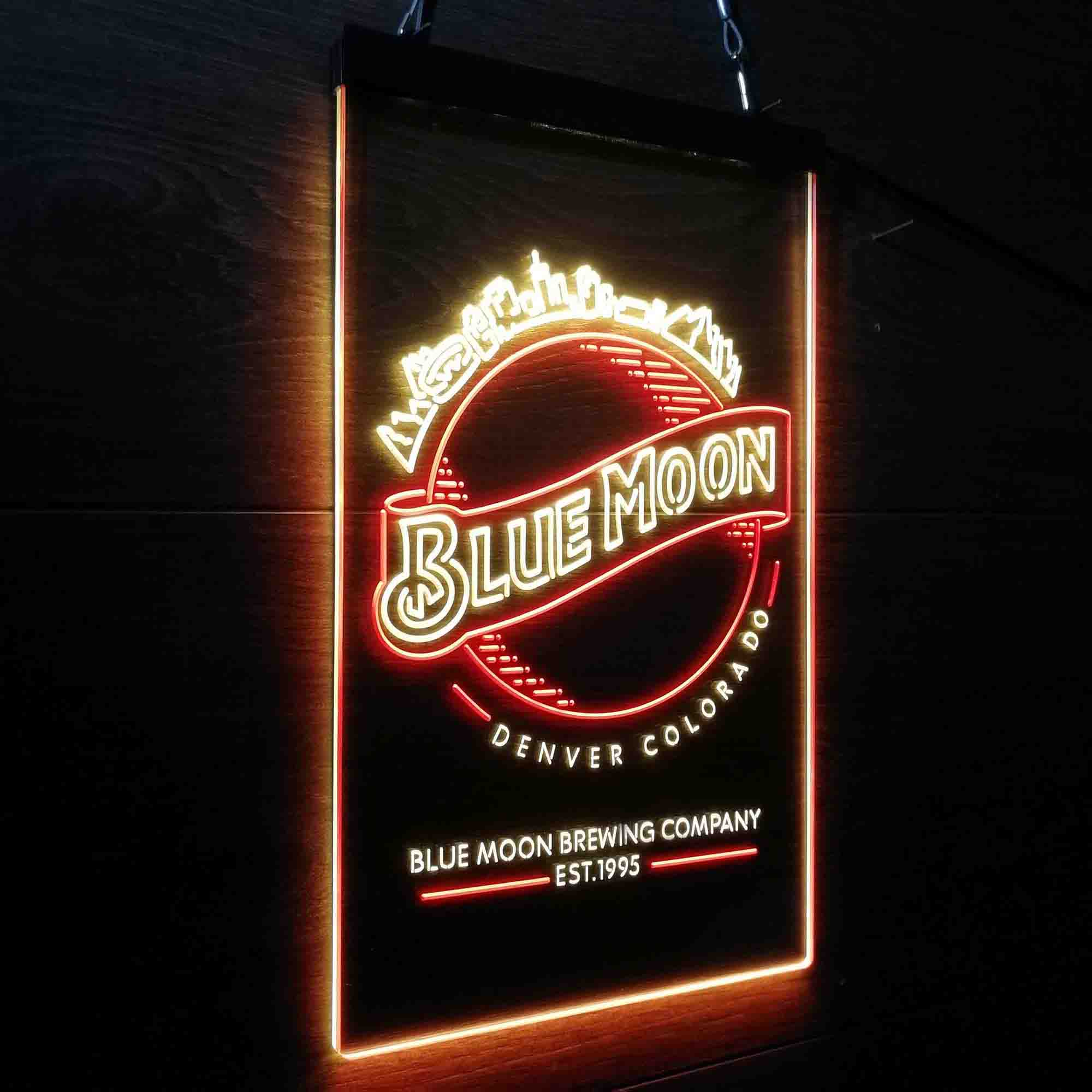 Desperate Enterprises Blue Moon Skyline Neon-Like LED Sign - Image 16