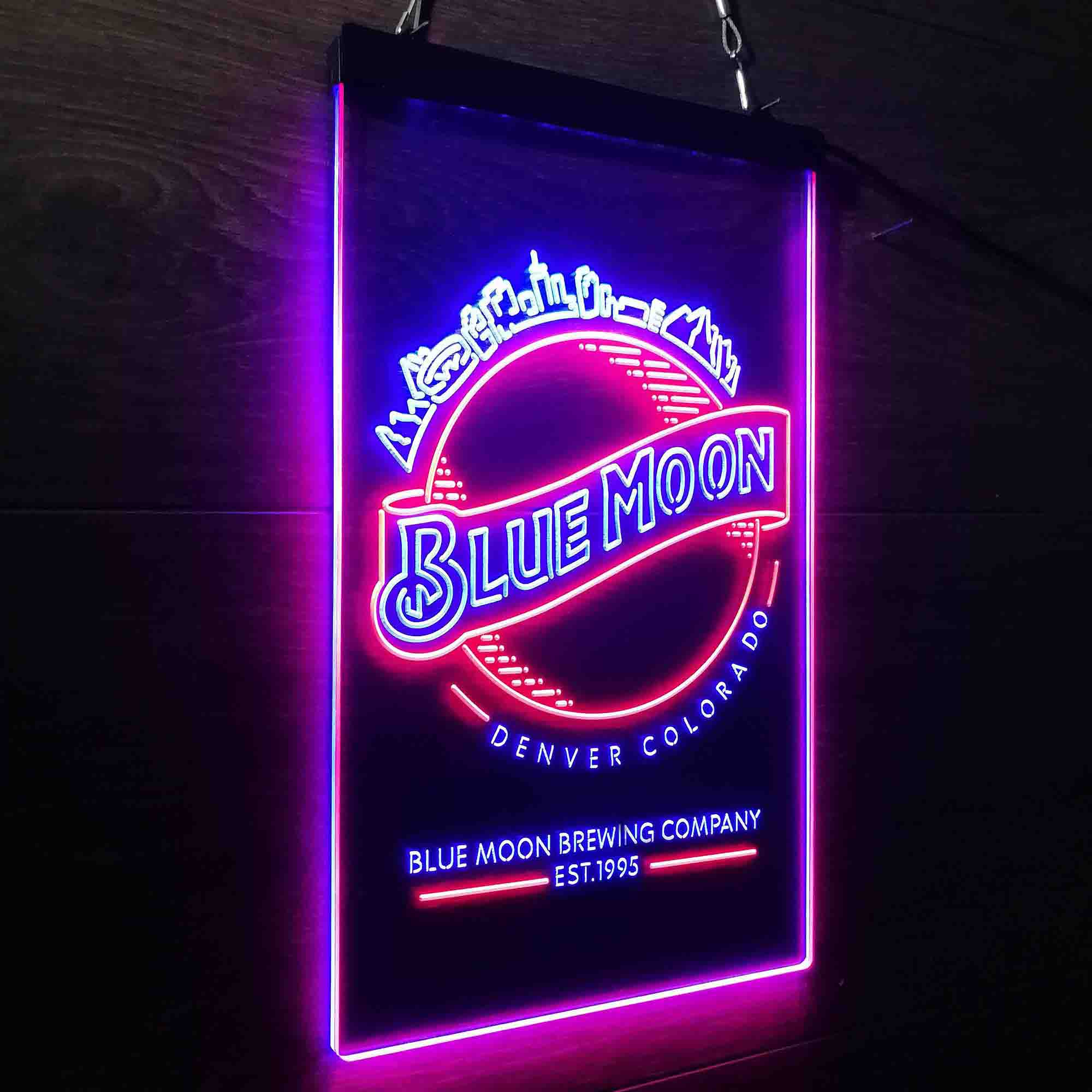 Desperate Enterprises Blue Moon Skyline Neon-Like LED Sign - Image 17