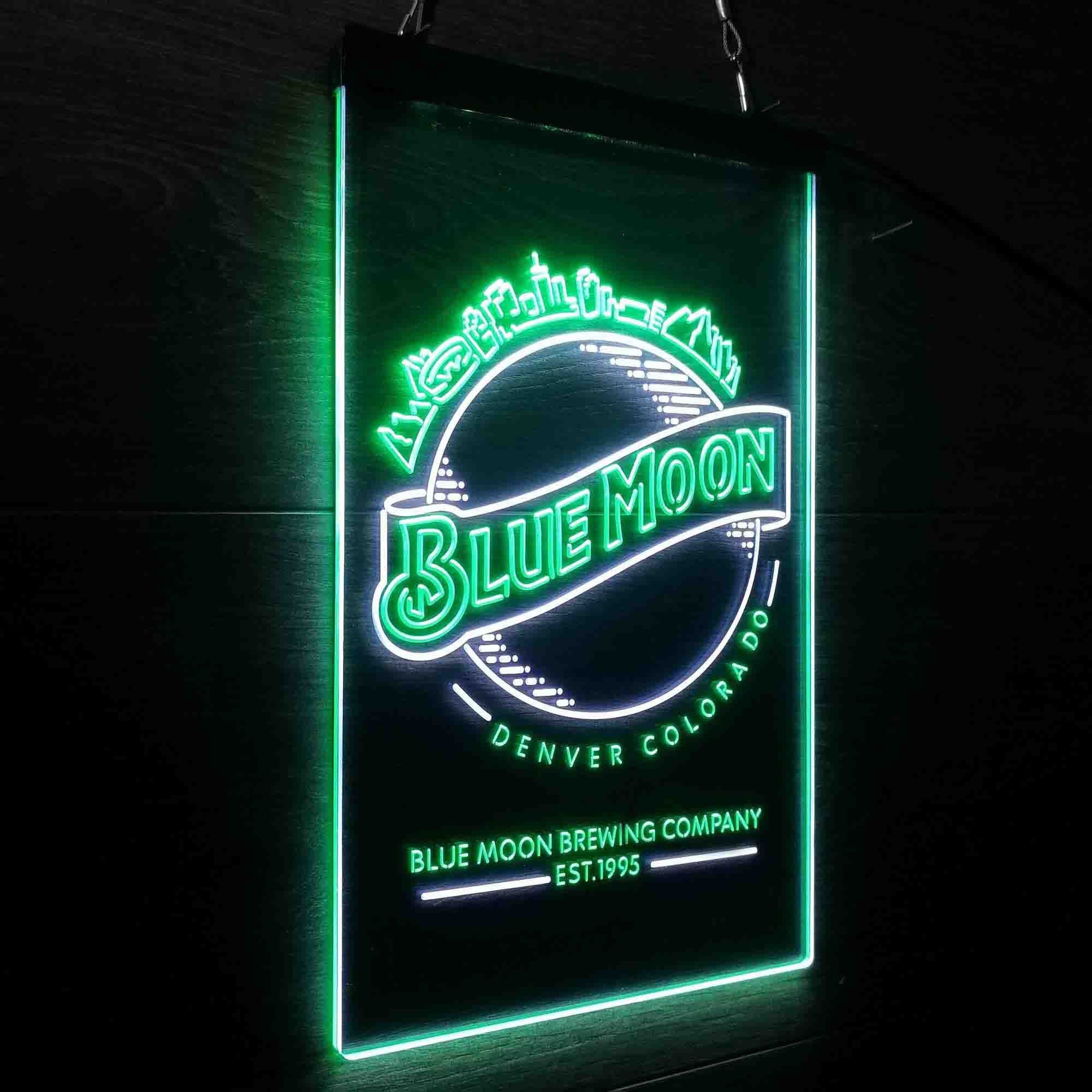 Desperate Enterprises Blue Moon Skyline Neon-Like LED Sign - Image 19