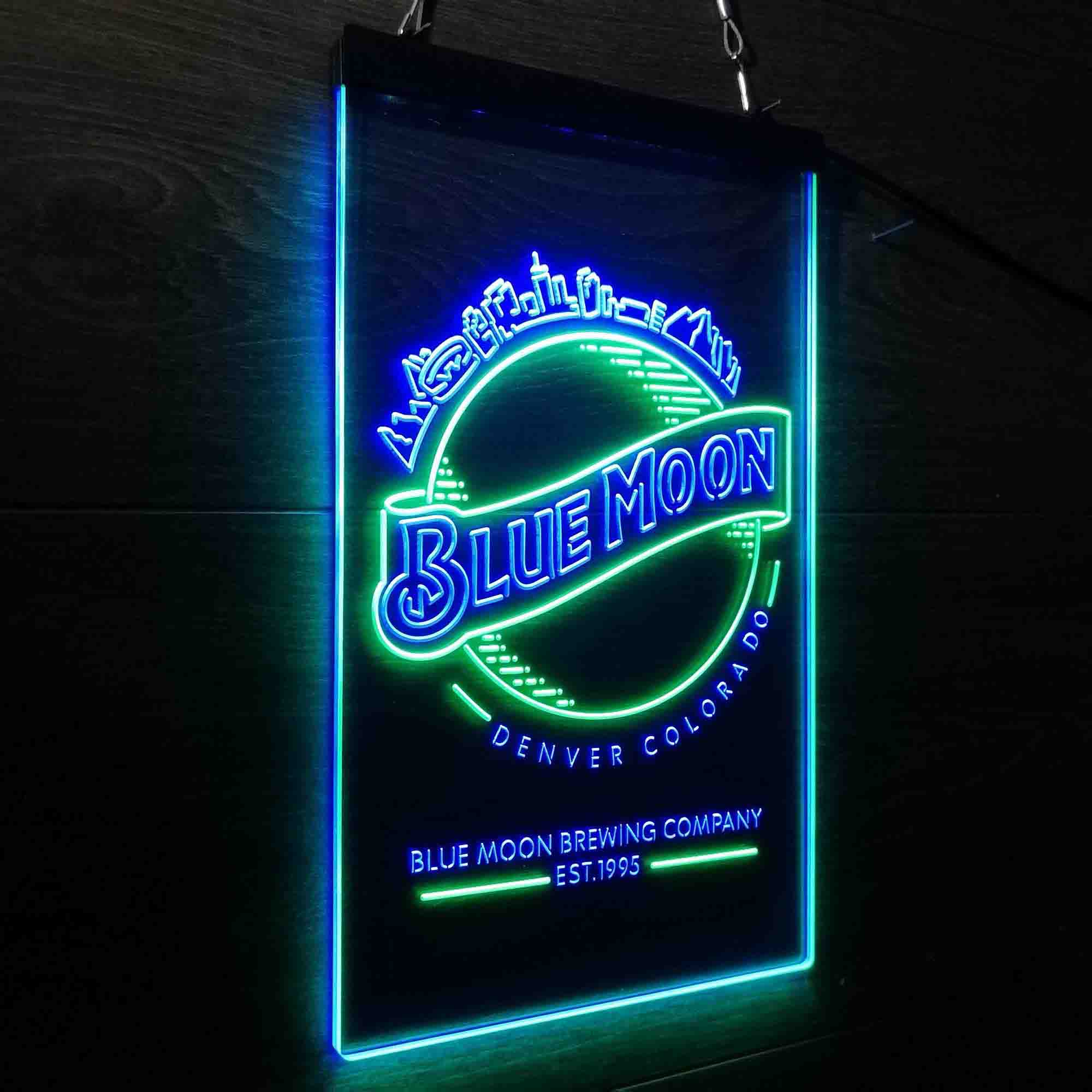 Desperate Enterprises Blue Moon Skyline Neon-Like LED Sign - Image 20