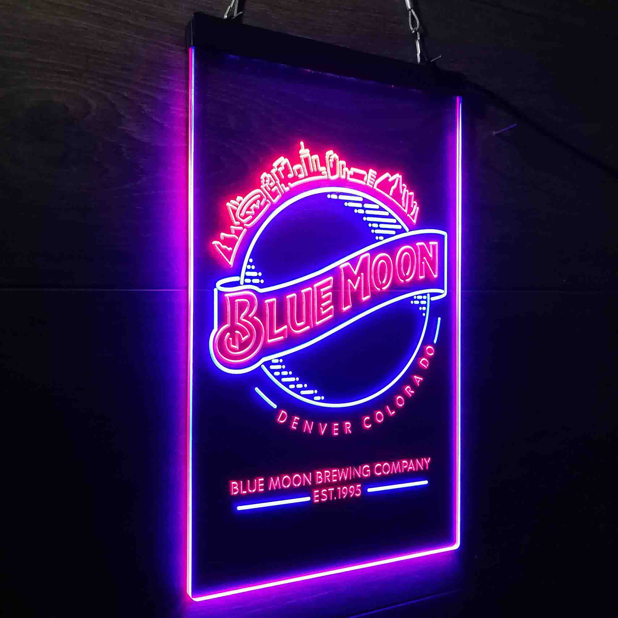 Desperate Enterprises Blue Moon Skyline Neon-Like LED Sign - Image 21