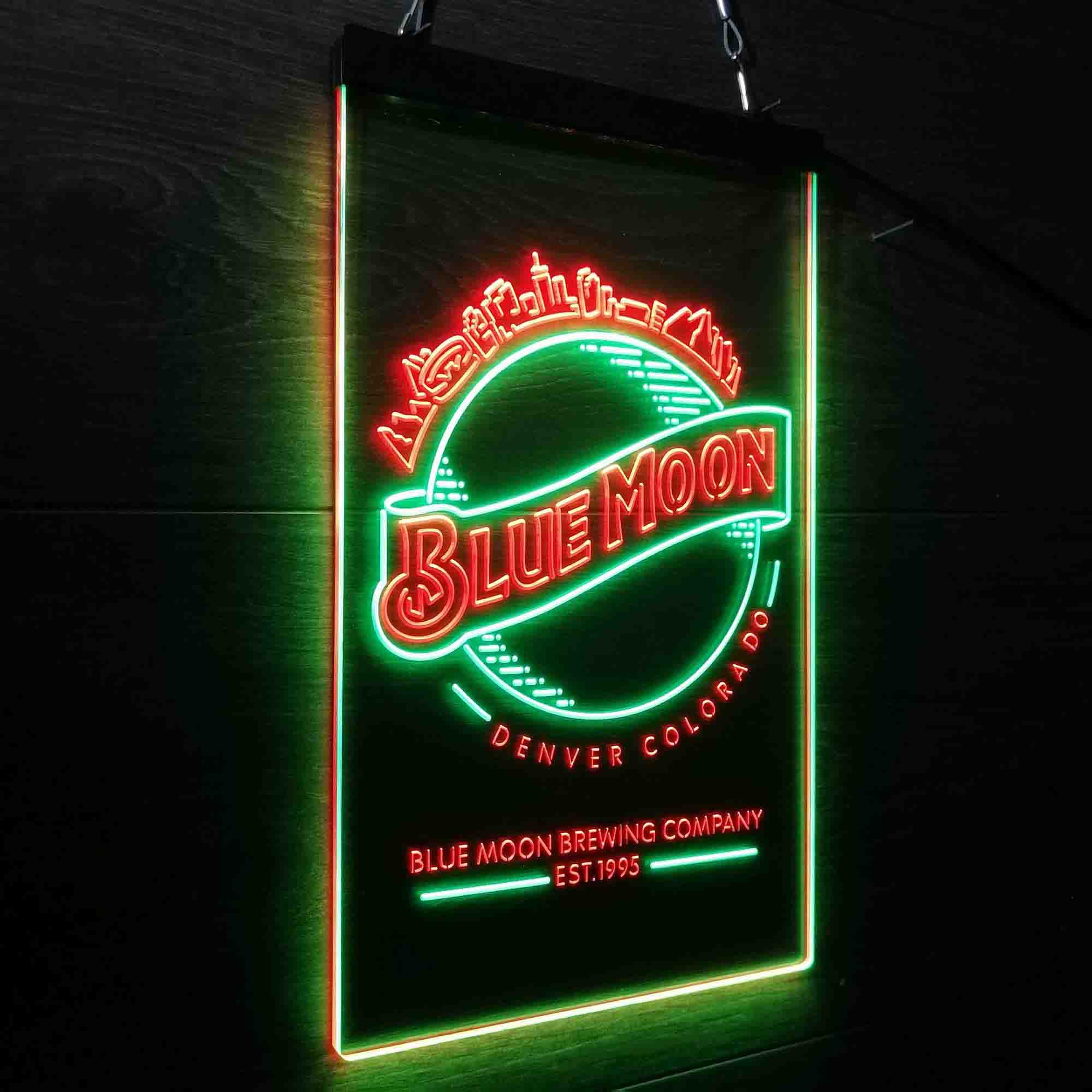 Desperate Enterprises Blue Moon Skyline Neon-Like LED Sign - Image 23