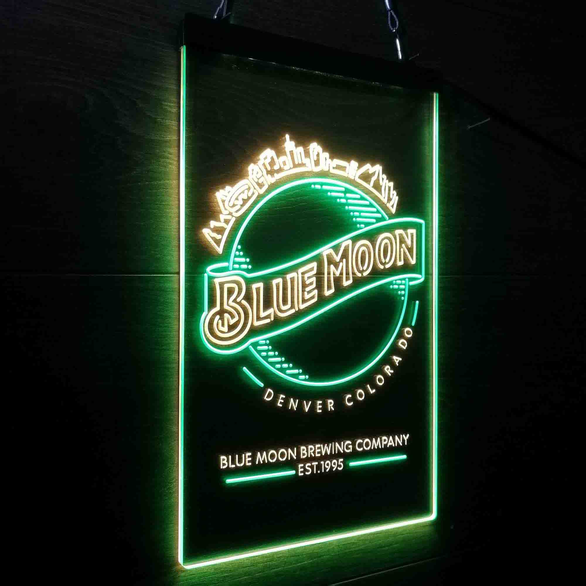 Desperate Enterprises Blue Moon Skyline Neon-Like LED Sign - Image 24