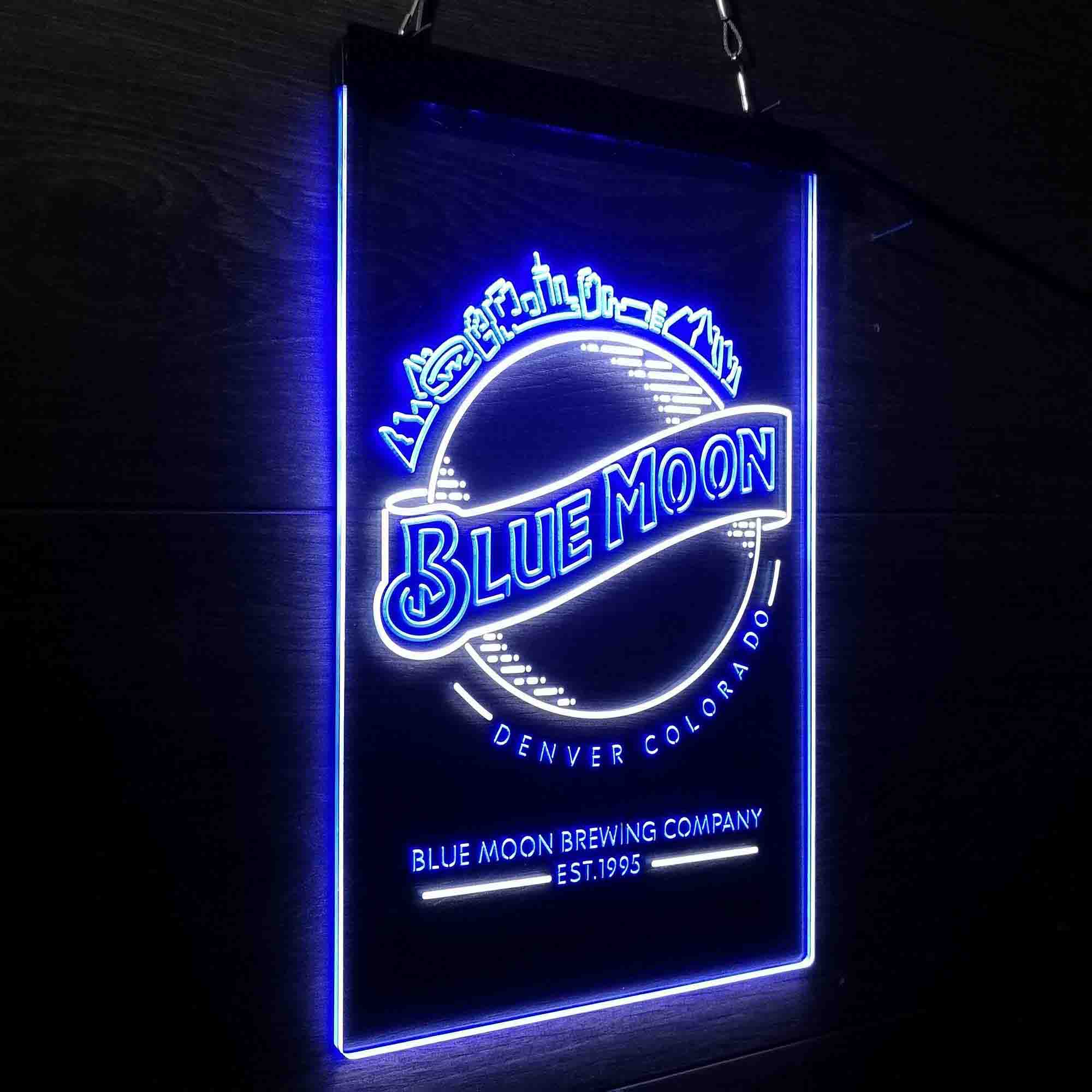 Desperate Enterprises Blue Moon Skyline Neon-Like LED Sign - Image 25