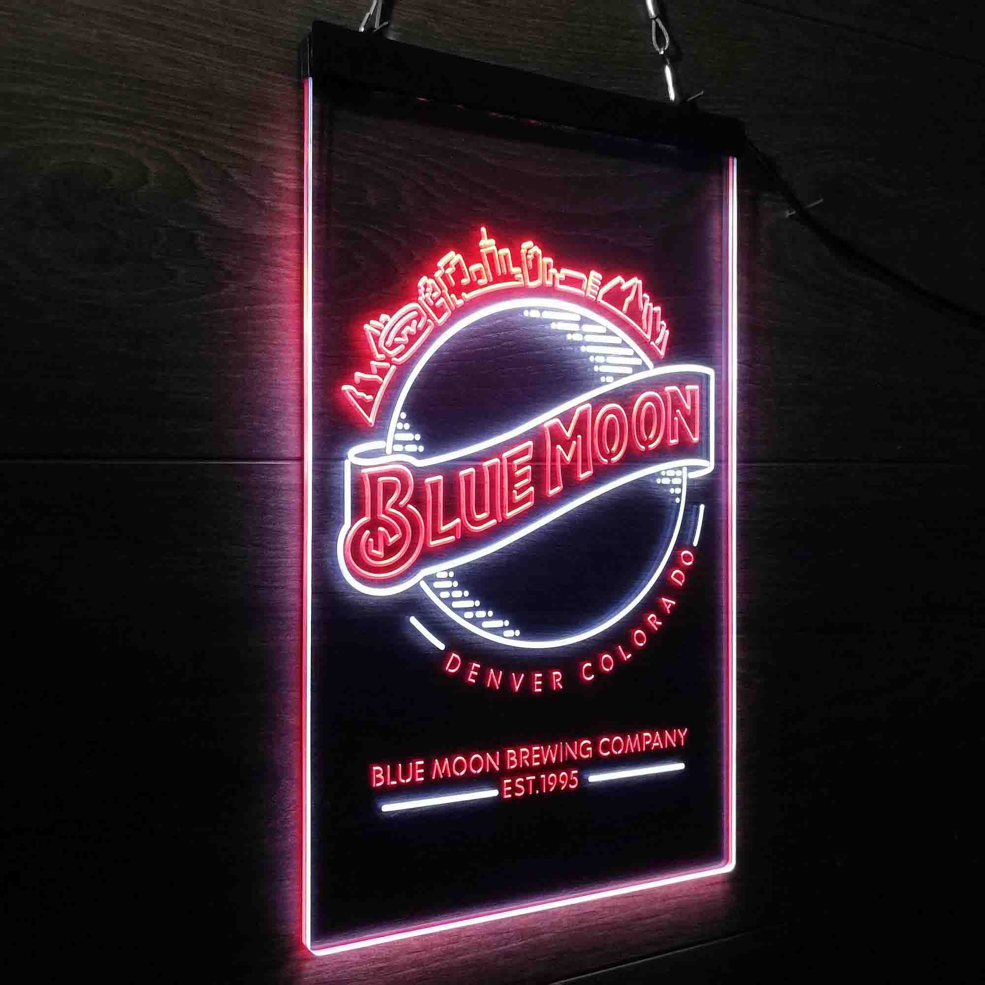 Desperate Enterprises Blue Moon Skyline Neon-Like LED Sign - Image 26