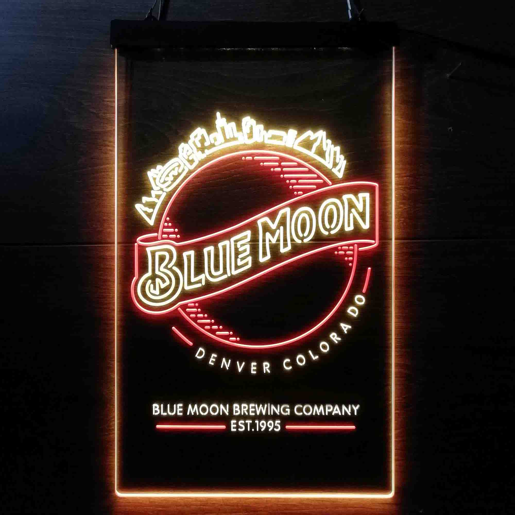 Desperate Enterprises Blue Moon Skyline Neon-Like LED Sign - Image 3
