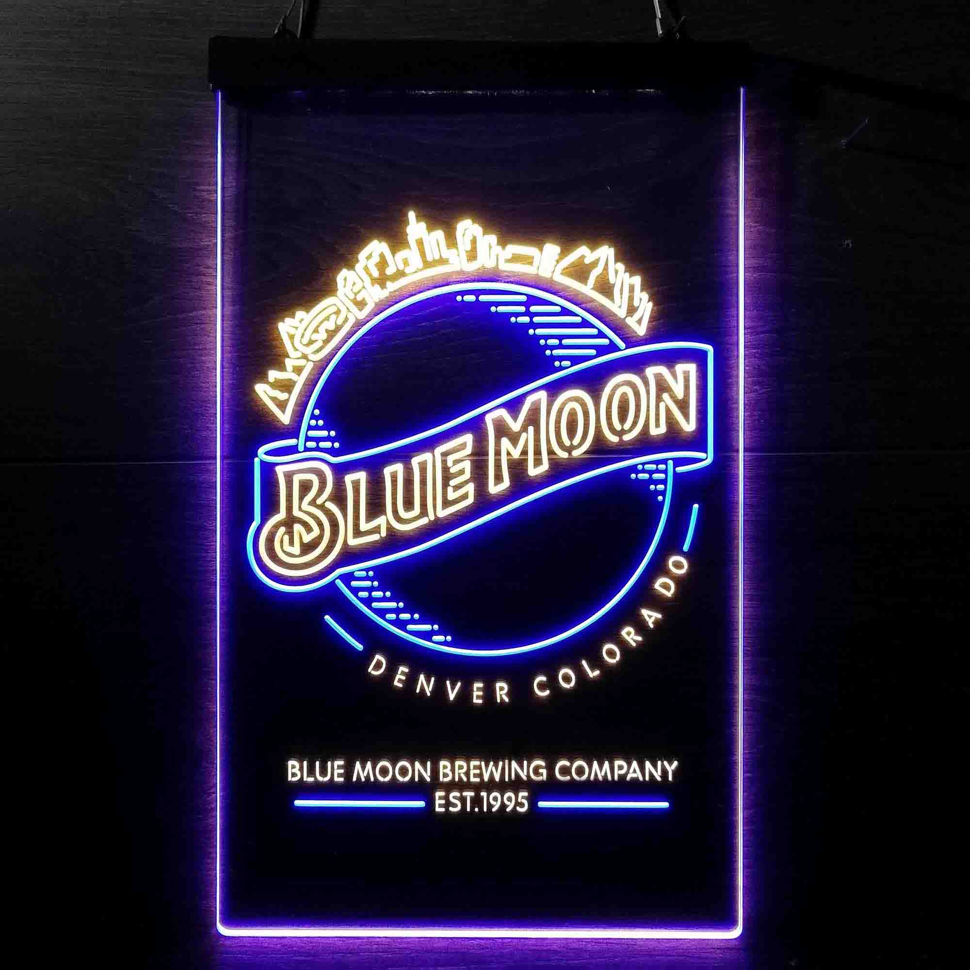 Desperate Enterprises Blue Moon Skyline Neon-Like LED Sign - Image 5