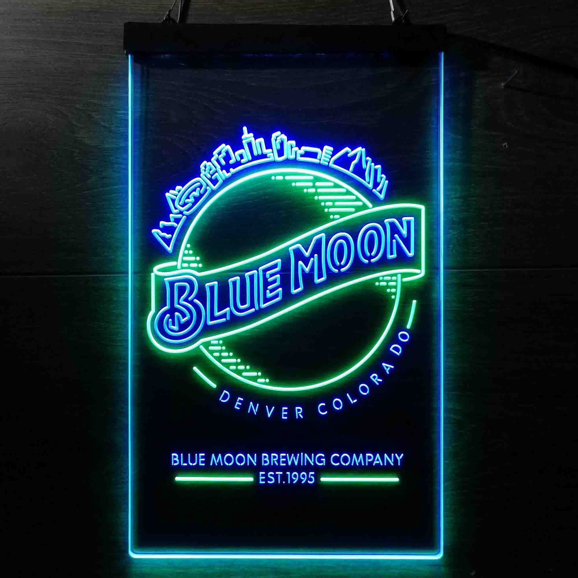Desperate Enterprises Blue Moon Skyline Neon-Like LED Sign - Image 7