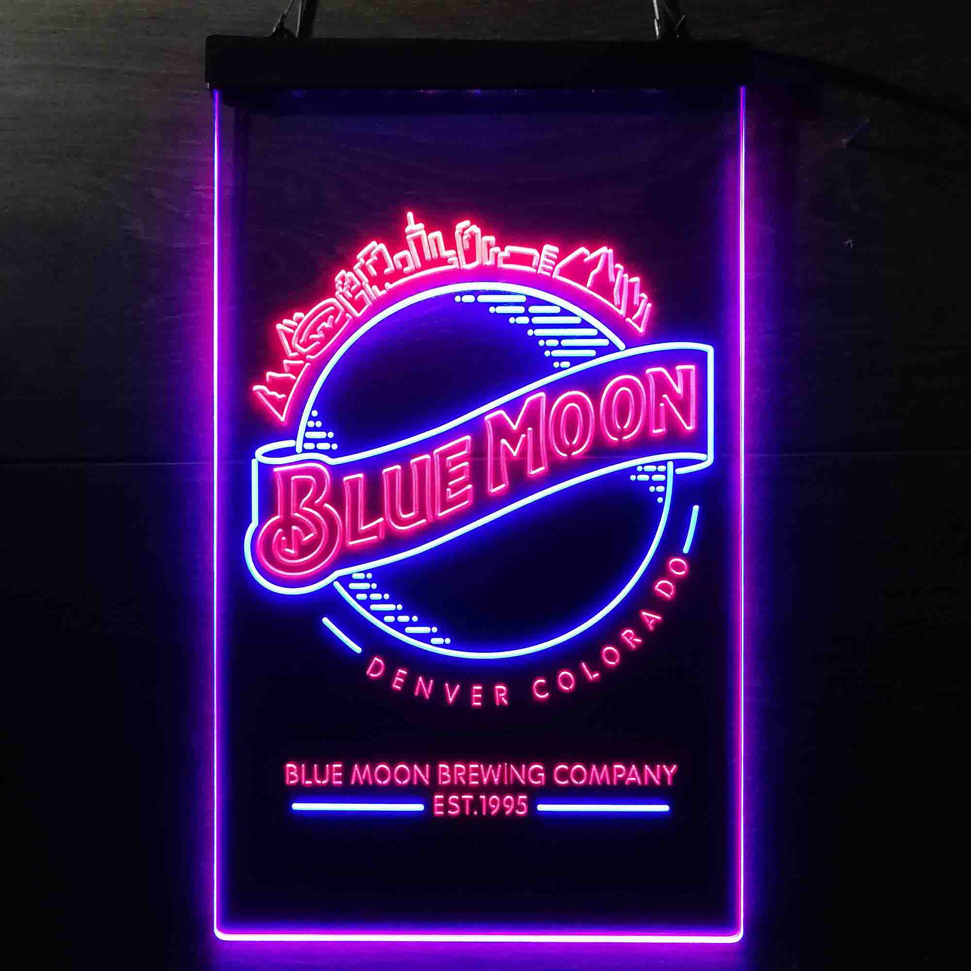 Desperate Enterprises Blue Moon Skyline Neon-Like LED Sign - Image 8