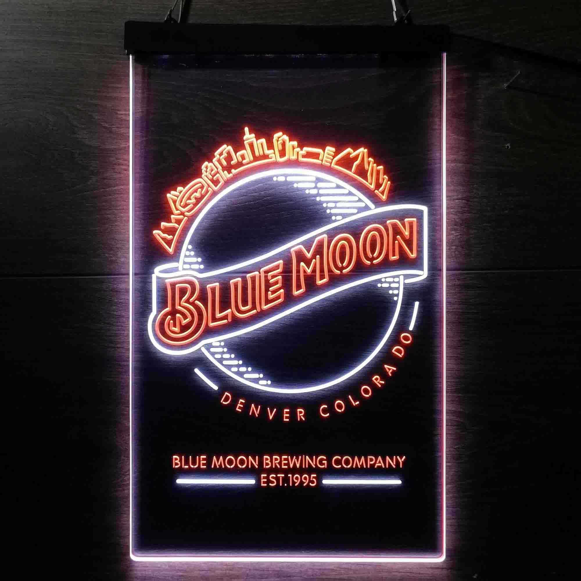 Desperate Enterprises Blue Moon Skyline Neon-Like LED Sign - Image 9