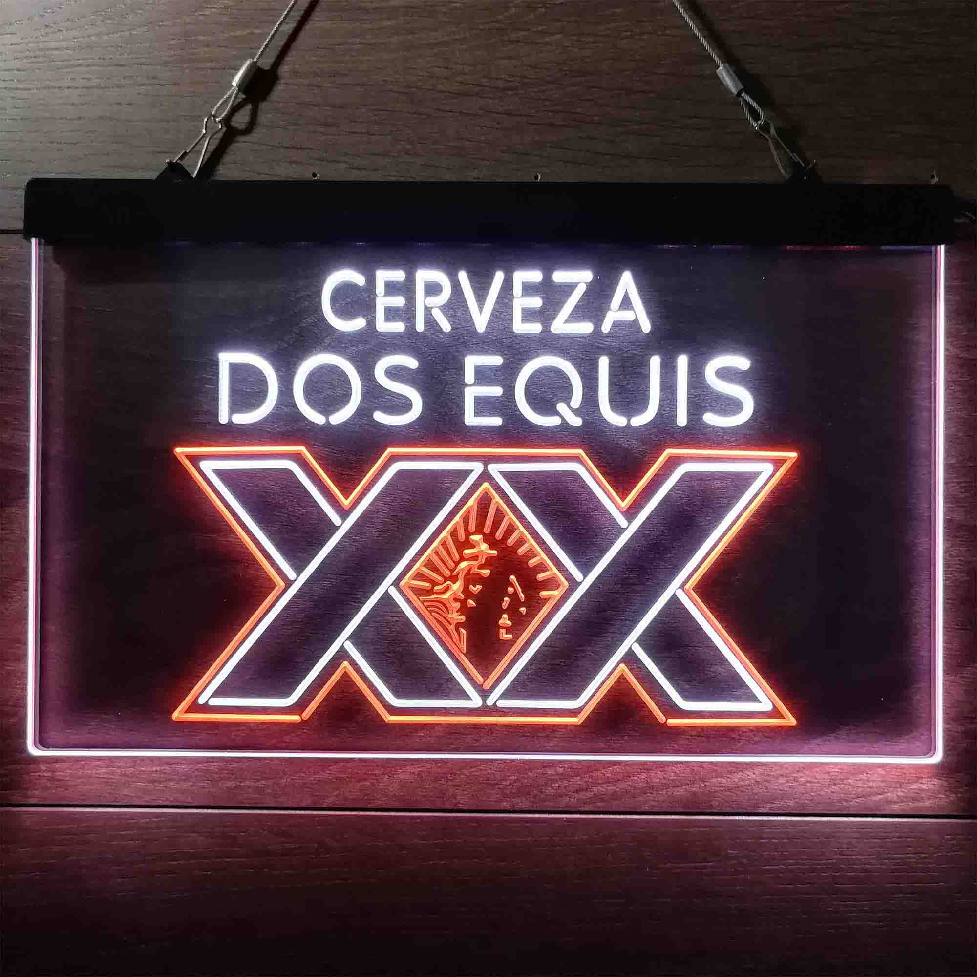 Dos Equis Bright Red XX Mexican Neon-Like LED Sign - Image 12