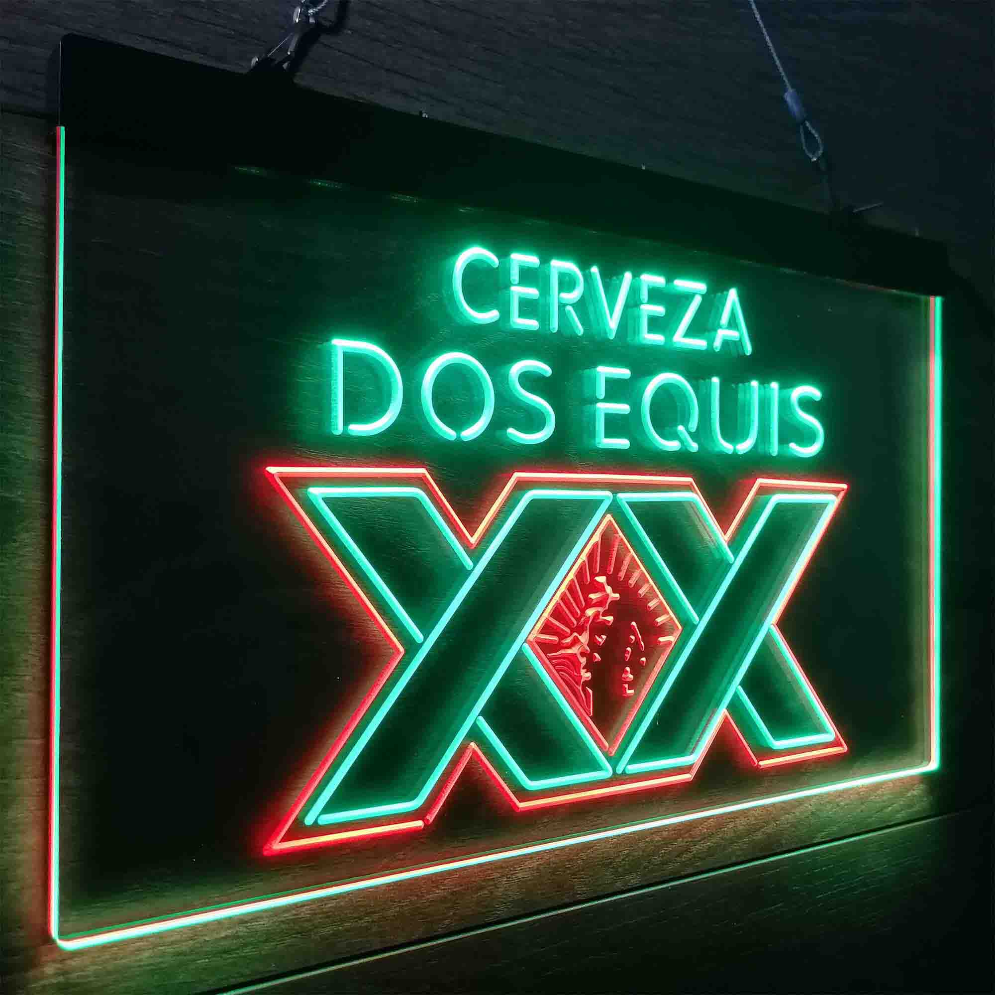 Dos Equis Bright Red XX Mexican Neon-Like LED Sign - Image 14