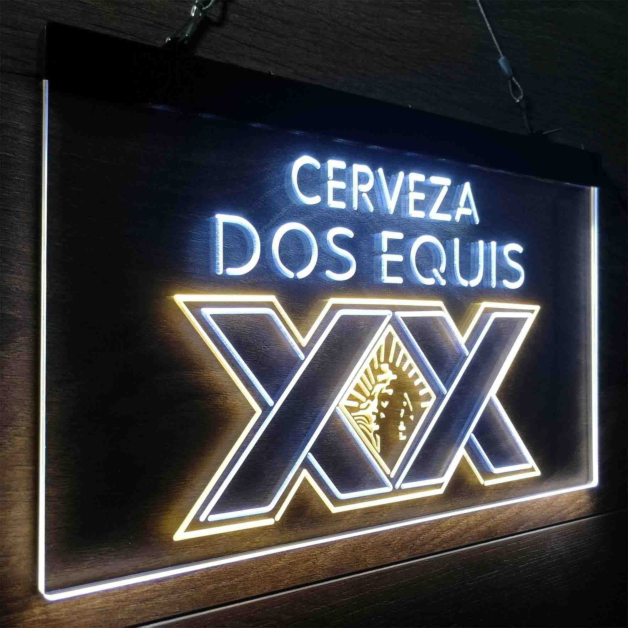 Dos Equis Bright Red XX Mexican Neon-Like LED Sign - Image 17