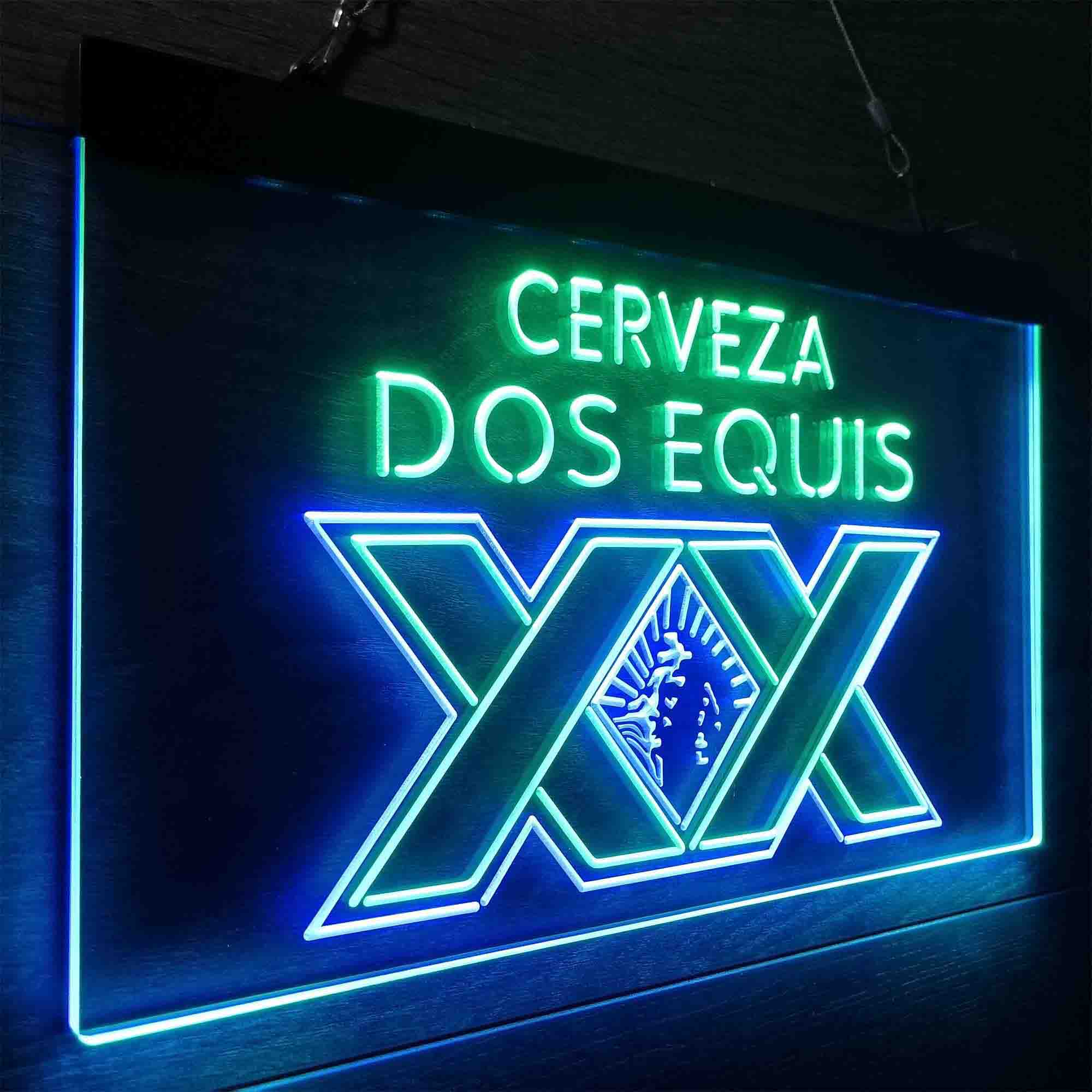 Dos Equis Bright Red XX Mexican Neon-Like LED Sign - Image 18