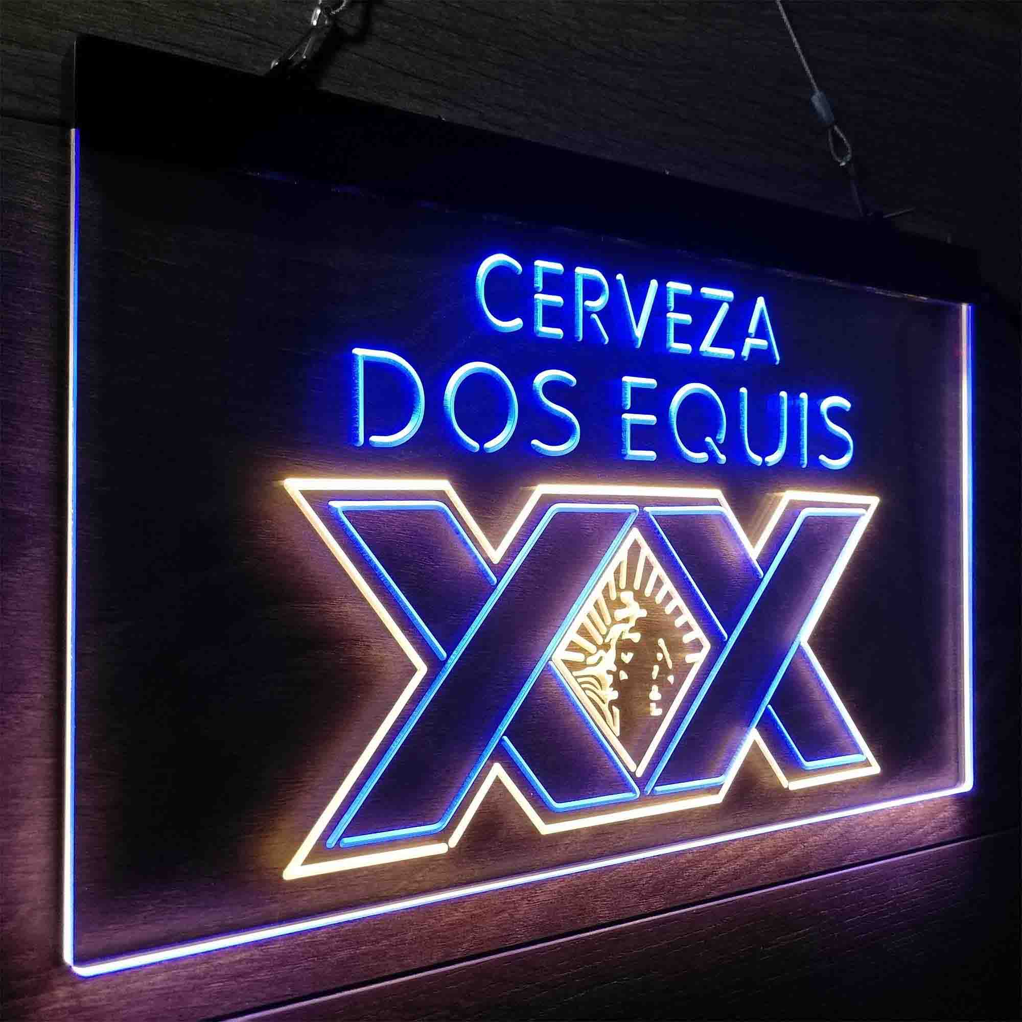 Dos Equis Bright Red XX Mexican Neon-Like LED Sign - Image 19