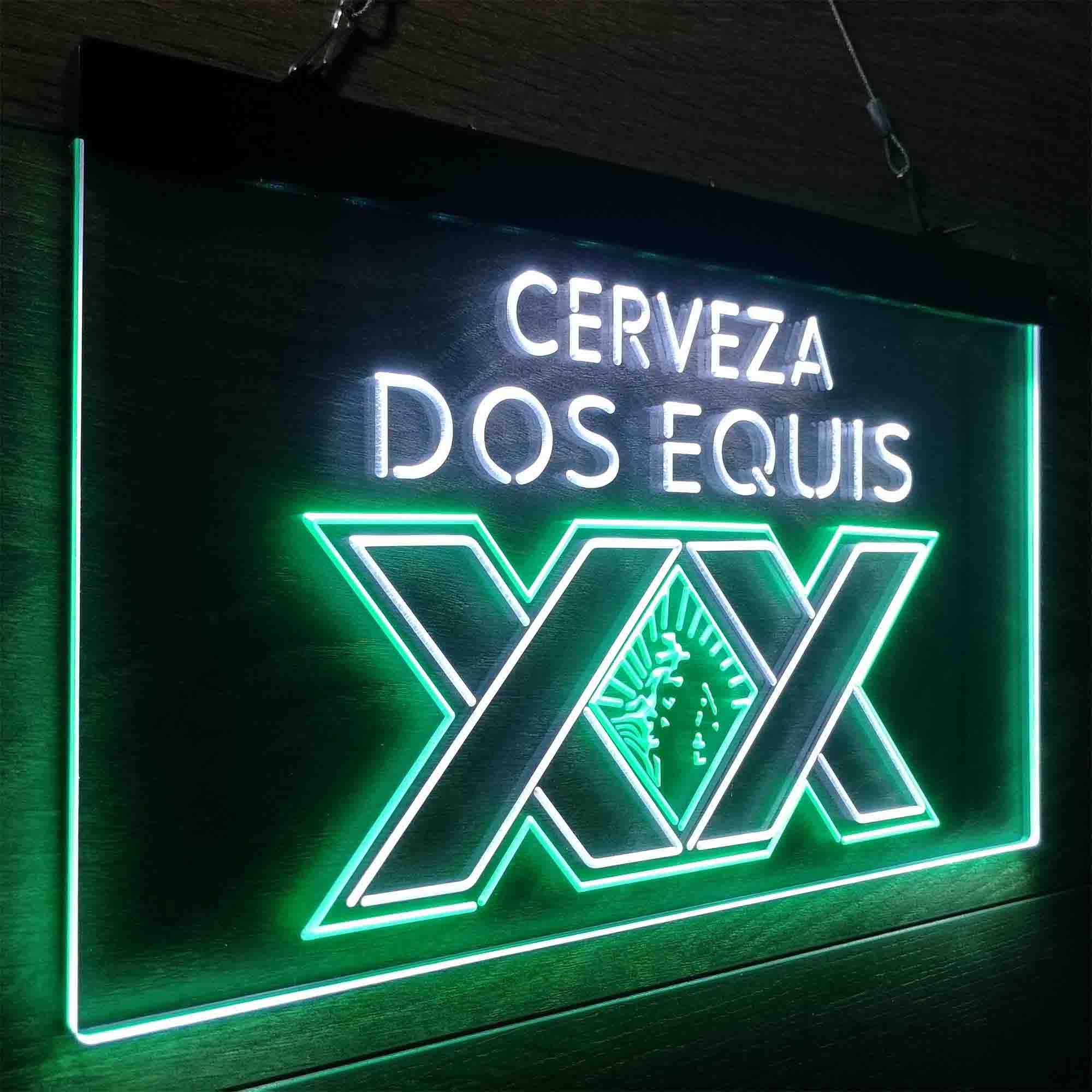 Dos Equis Bright Red XX Mexican Neon-Like LED Sign - Image 20