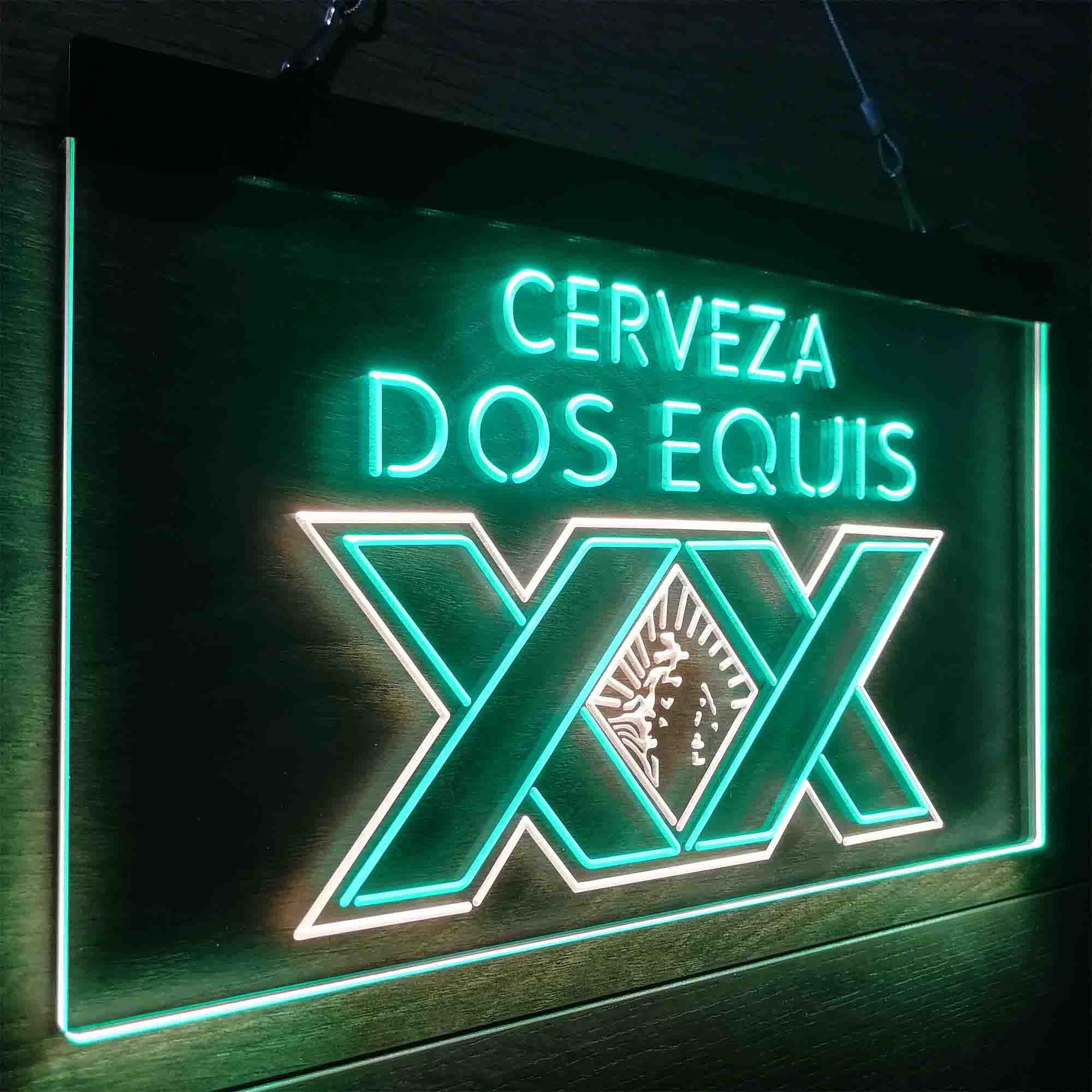 Dos Equis Bright Red XX Mexican Neon-Like LED Sign - Image 22