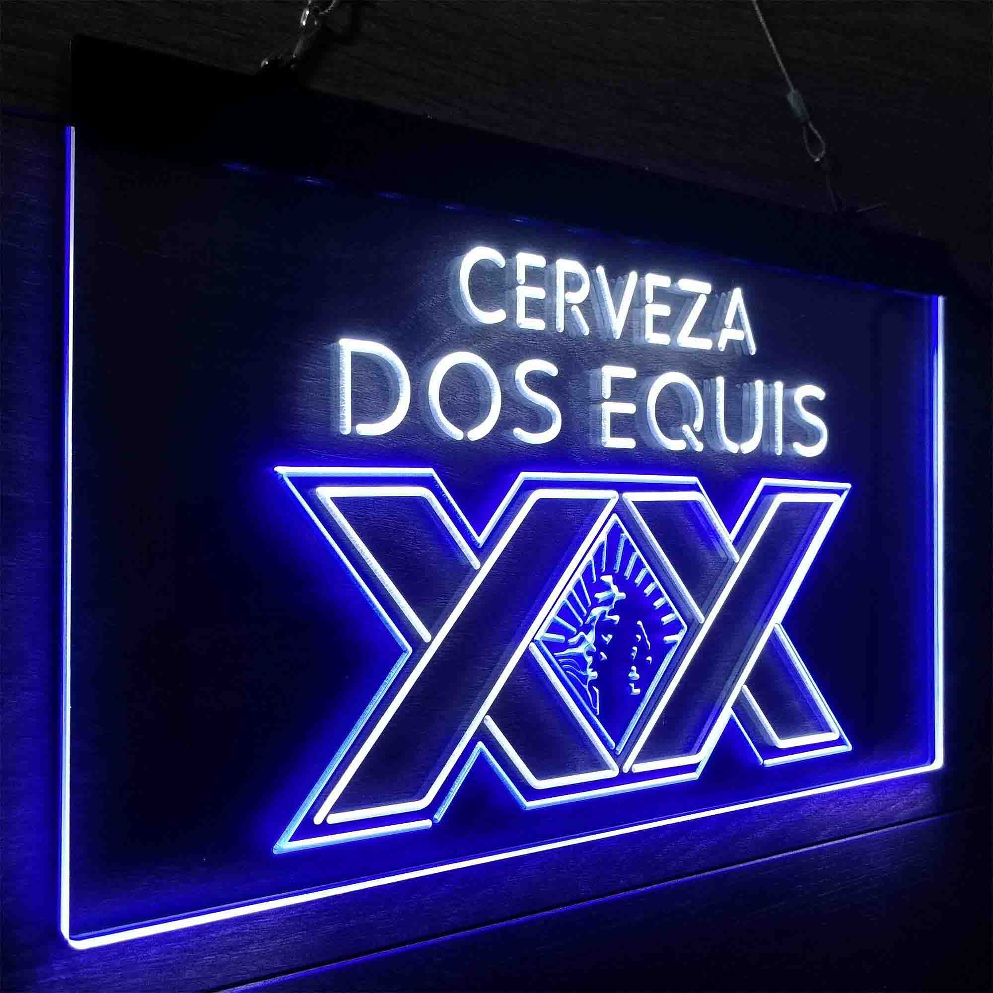 Dos Equis Bright Red XX Mexican Neon-Like LED Sign - Image 23