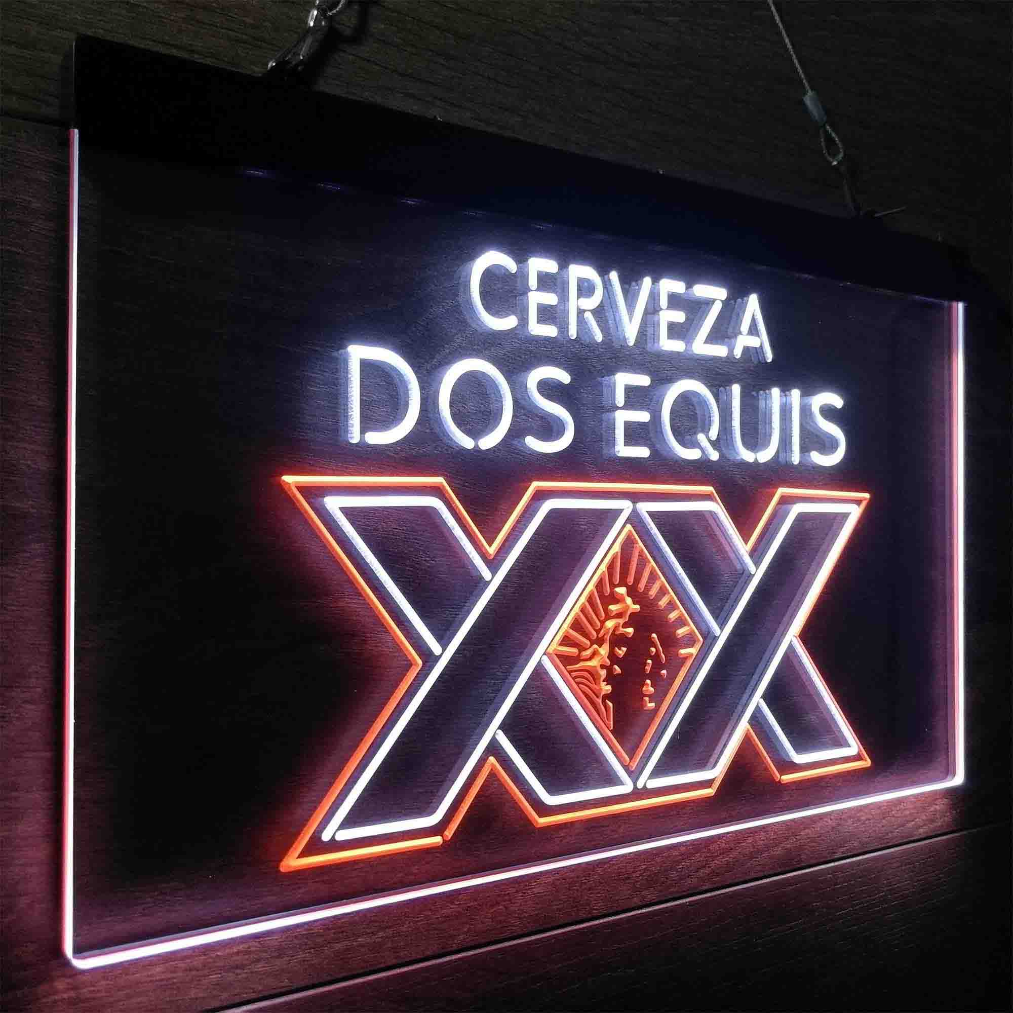 Dos Equis Bright Red XX Mexican Neon-Like LED Sign - Image 25