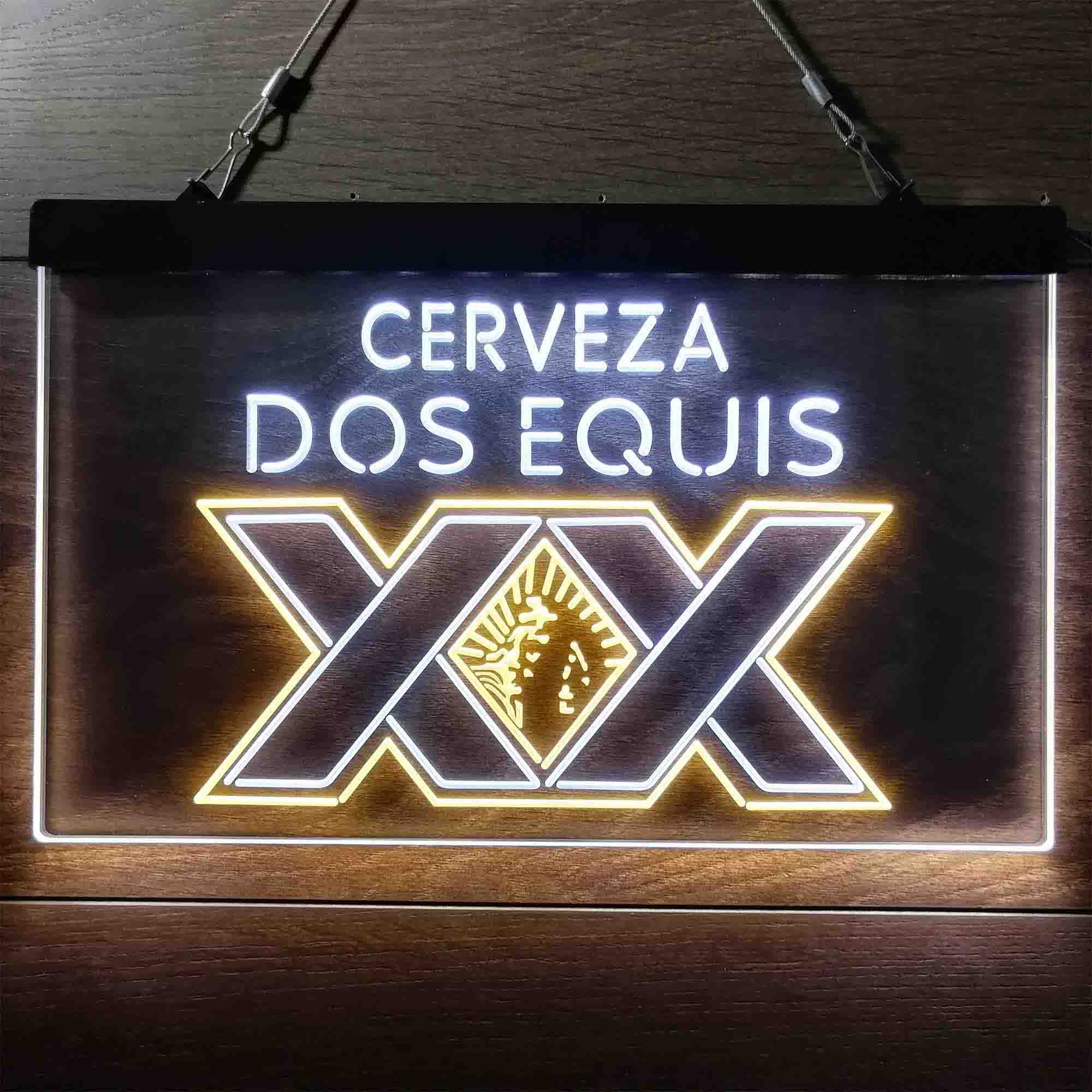 Dos Equis Bright Red XX Mexican Neon-Like LED Sign - Image 4