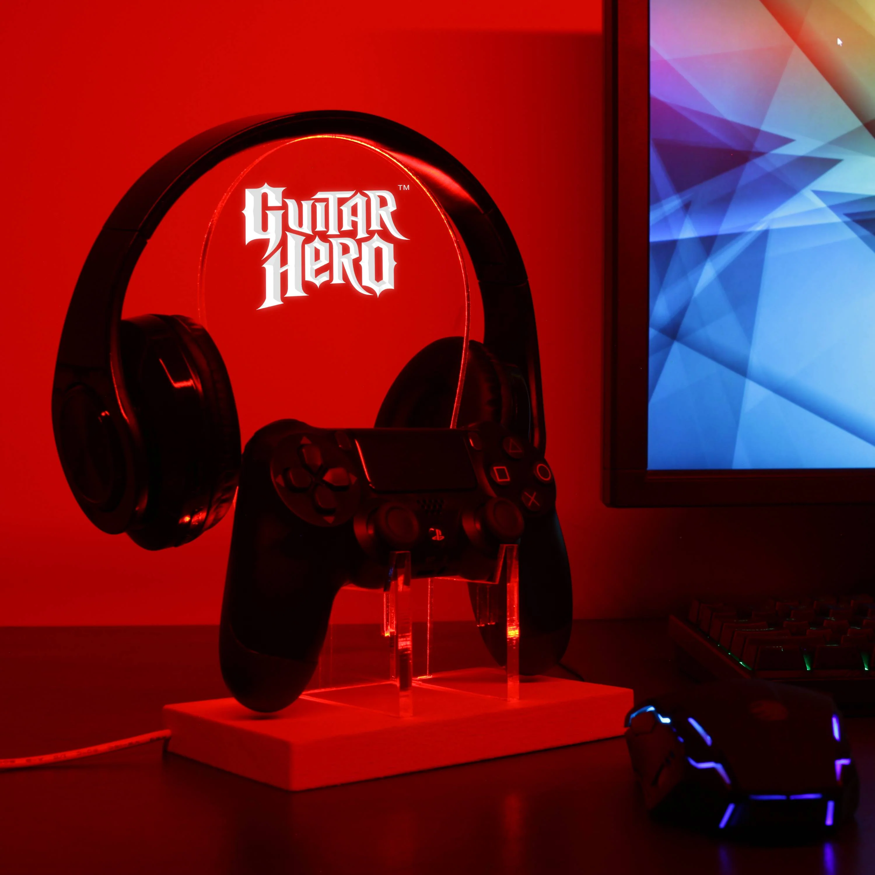 Guitar Hero LED Gaming Headset Controller Stand - Image 4