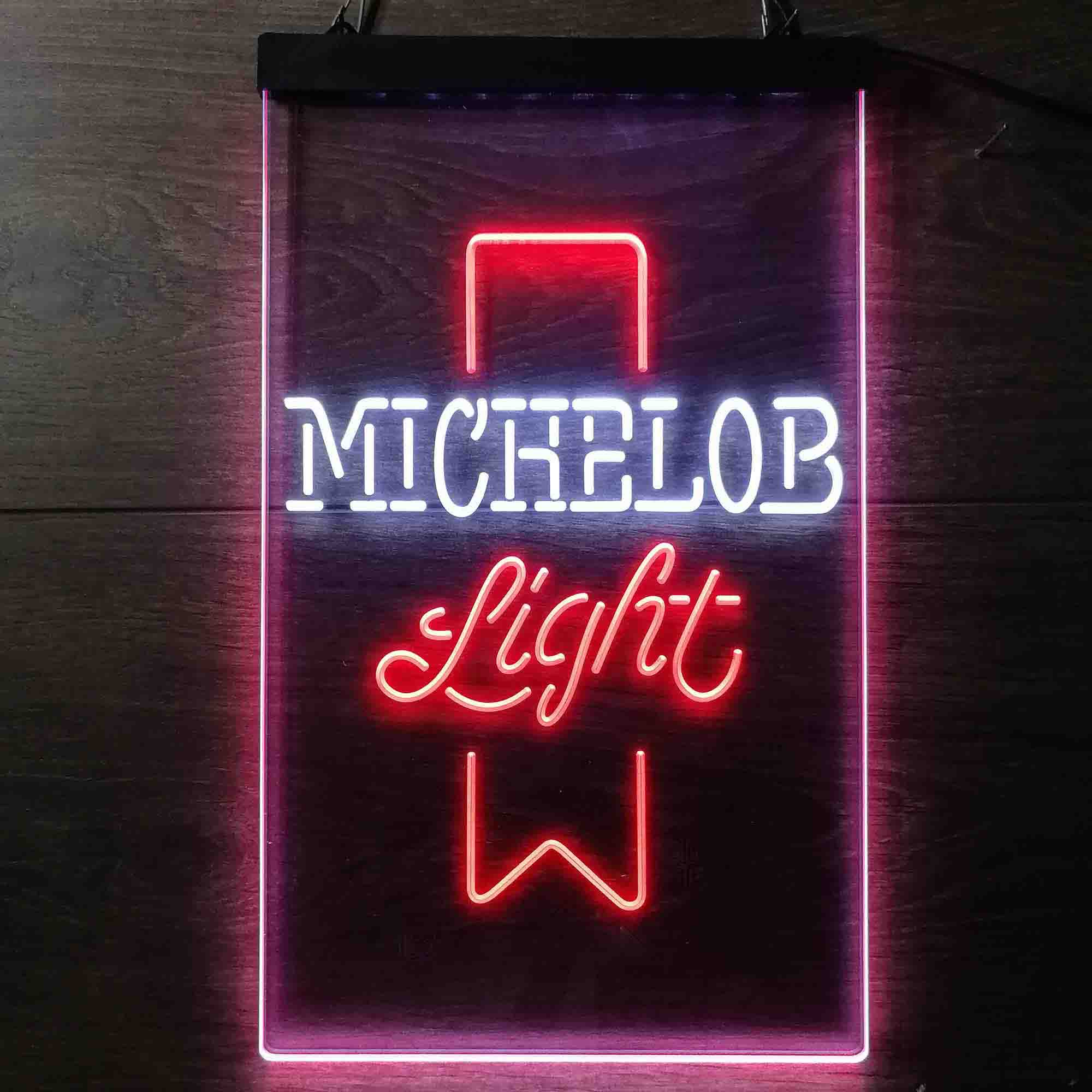 Michelob Light Red Ribbon Neon-Like LED Sign - Image 10