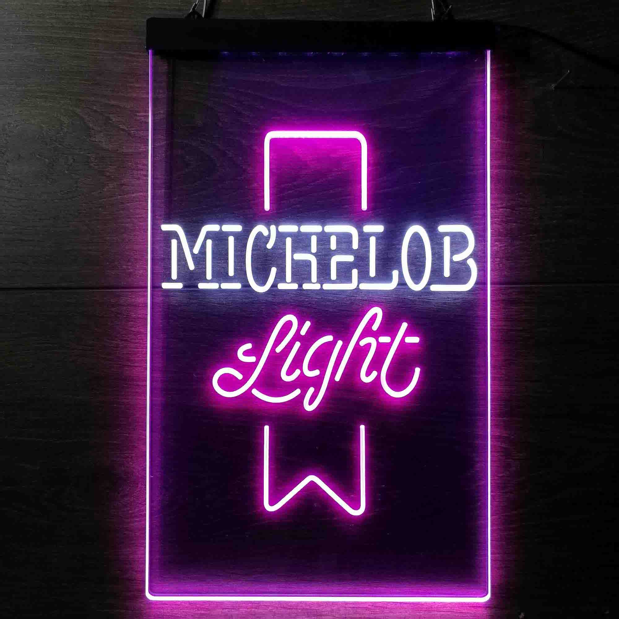 Michelob Light Red Ribbon Neon-Like LED Sign - Image 11