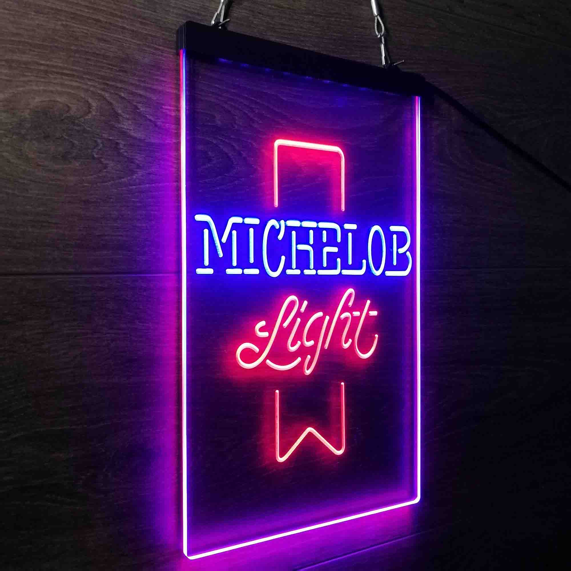 Michelob Light Red Ribbon Neon-Like LED Sign - Image 15