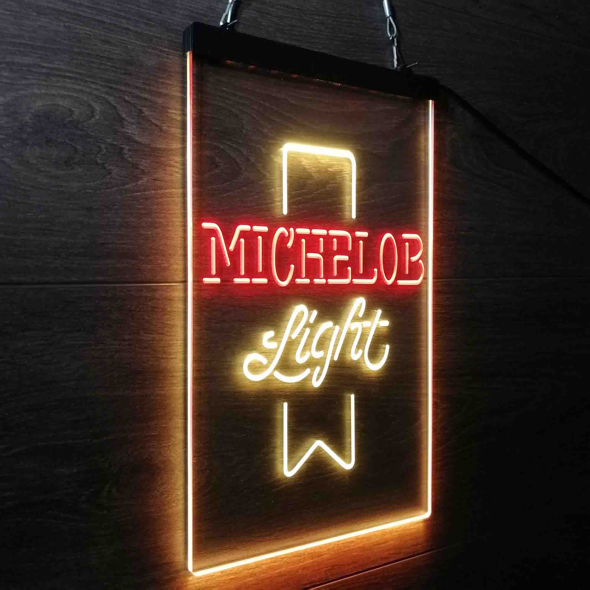 Michelob Light Red Ribbon Neon-Like LED Sign - Image 16