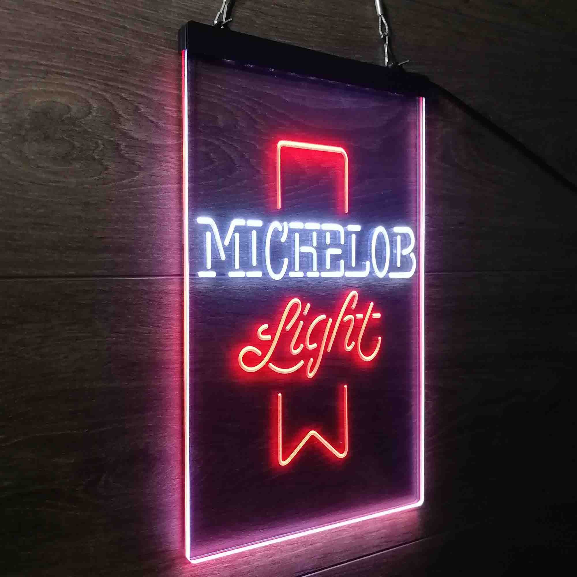 Michelob Light Red Ribbon Neon-Like LED Sign - Image 23