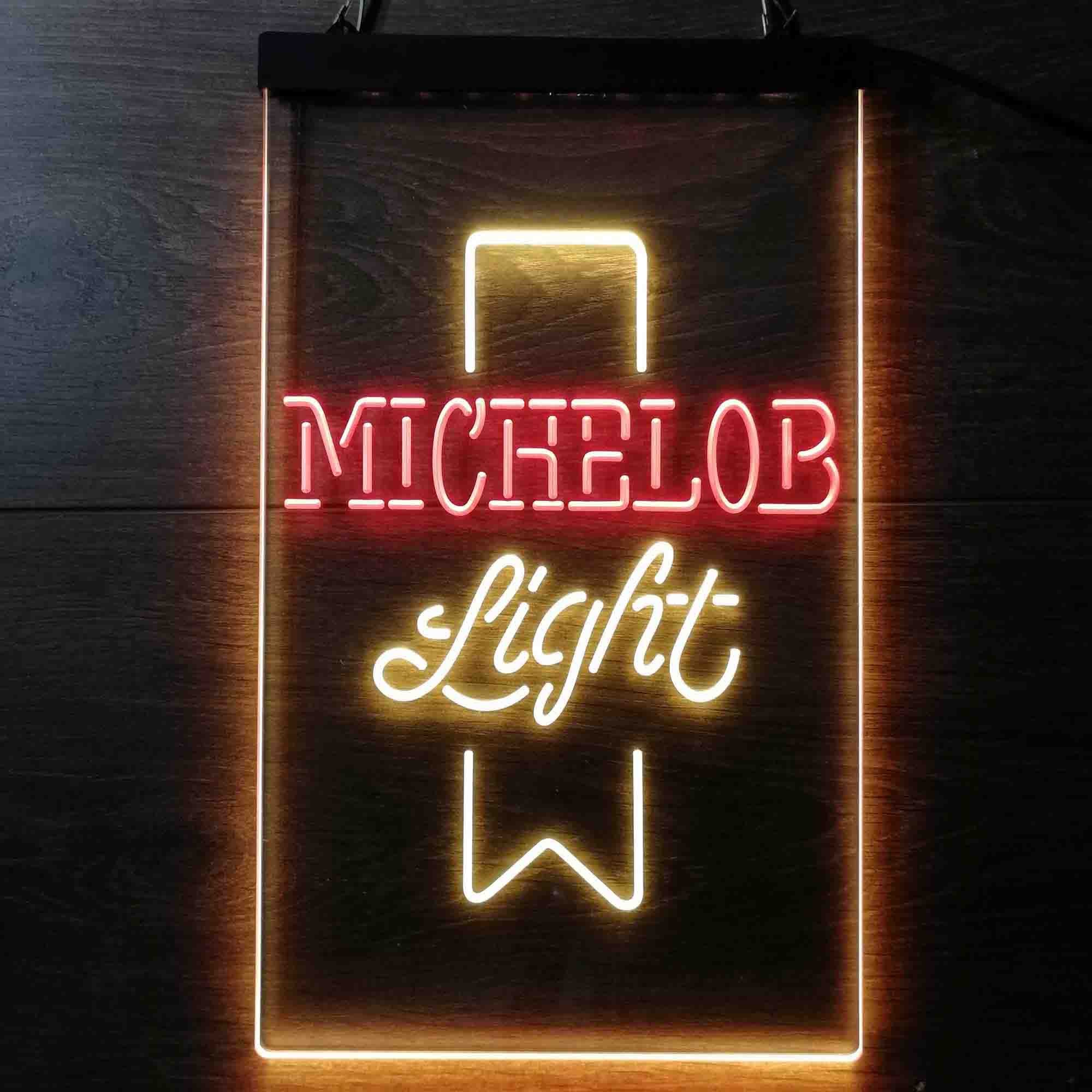 Michelob Light Red Ribbon Neon-Like LED Sign - Image 3