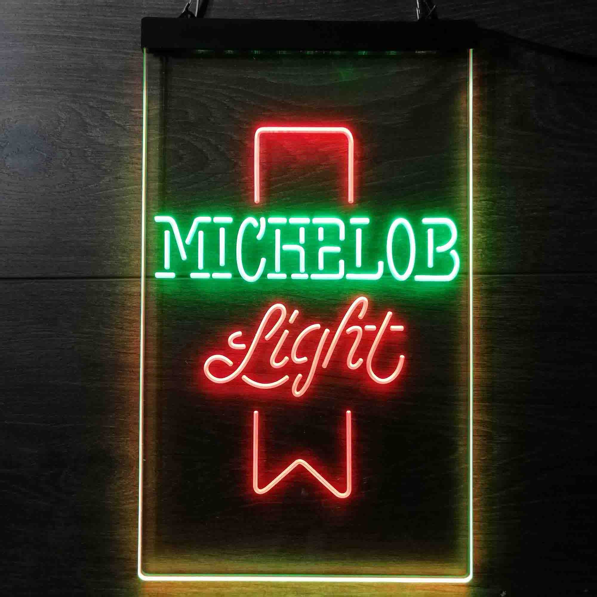 Michelob Light Red Ribbon Neon-Like LED Sign - Image 4
