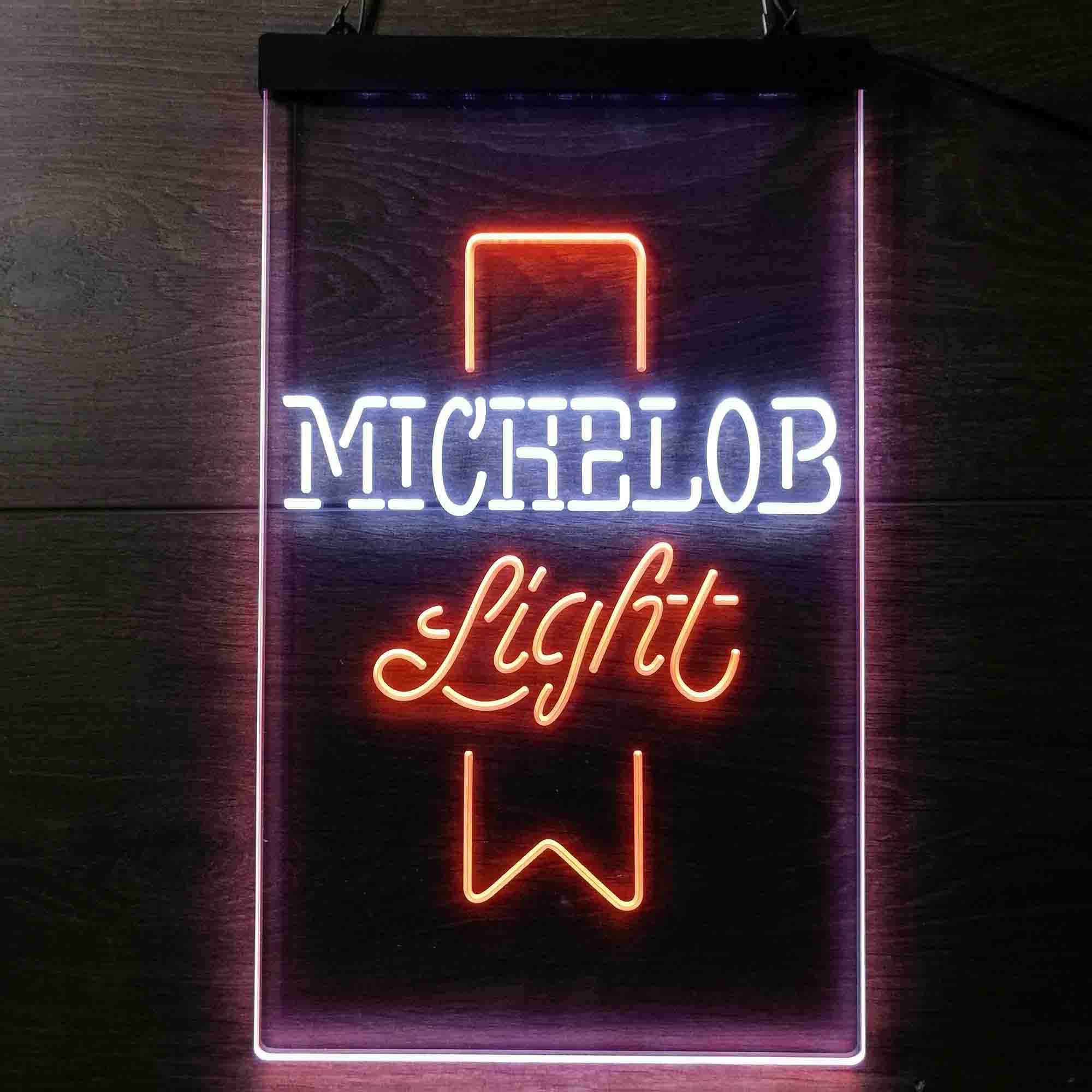 Michelob Light Red Ribbon Neon-Like LED Sign - Image 6