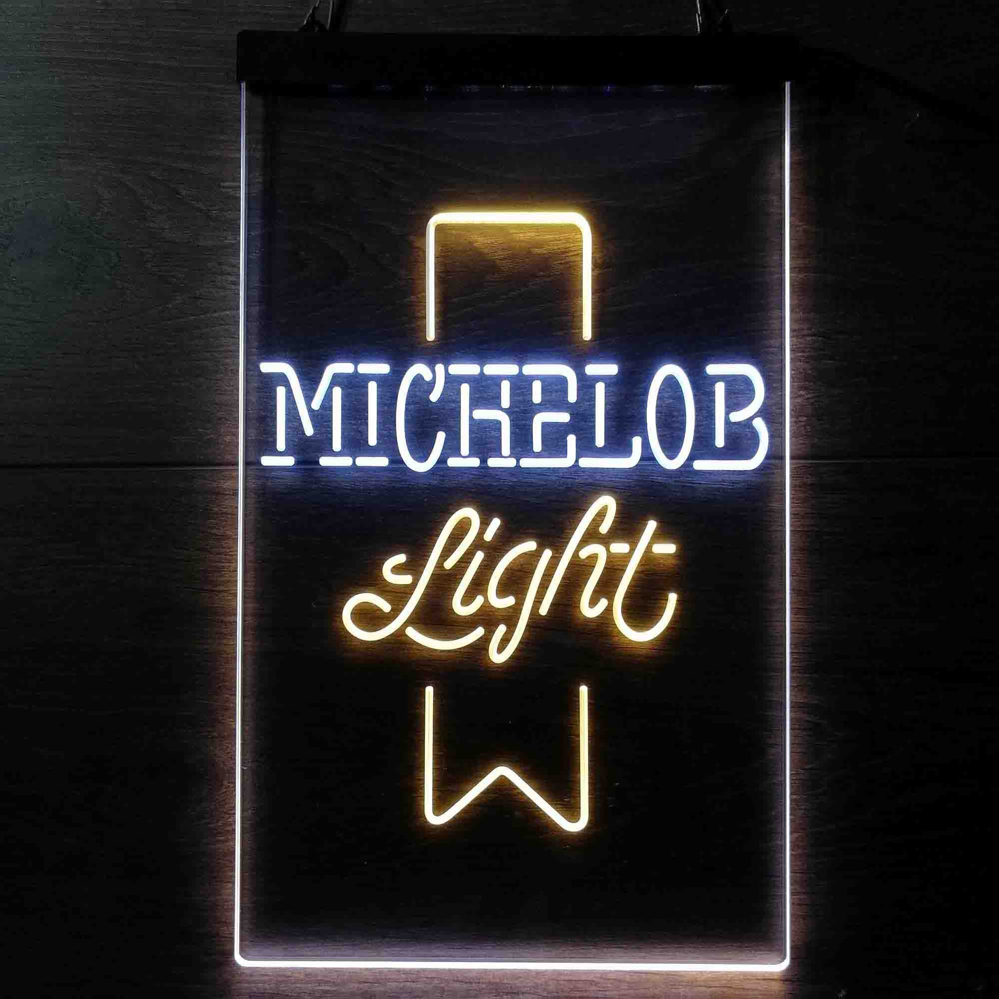 Michelob Light Red Ribbon Neon-Like LED Sign - Image 9