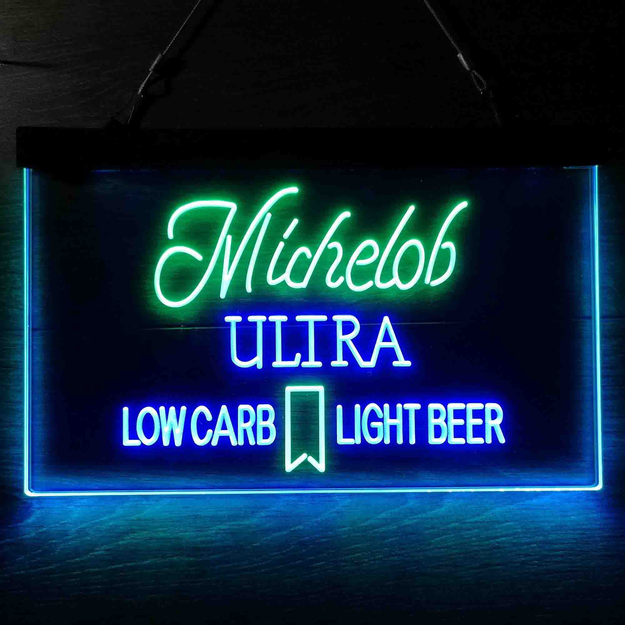 Michelob Ultra Light Low Carb Red Ribbon Neon-Like LED Sign - Image 10