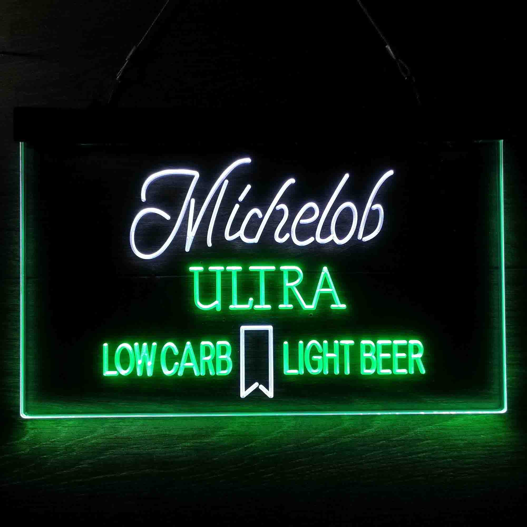 Michelob Ultra Light Low Carb Red Ribbon Neon-Like LED Sign - Image 11
