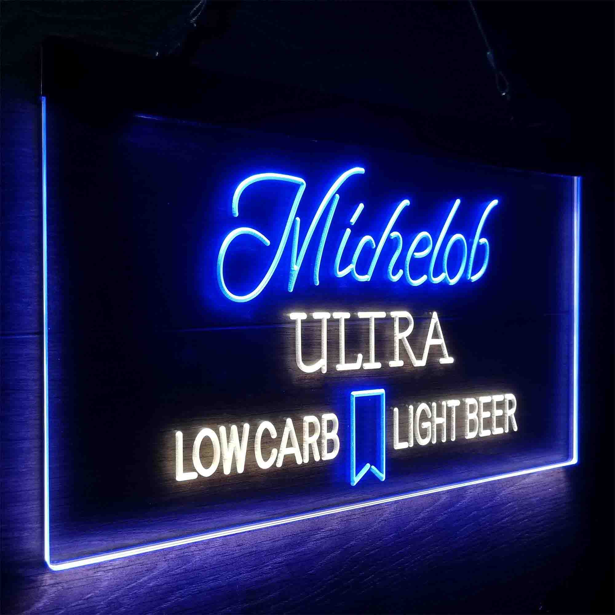Michelob Ultra Light Low Carb Red Ribbon Neon-Like LED Sign - Image 19