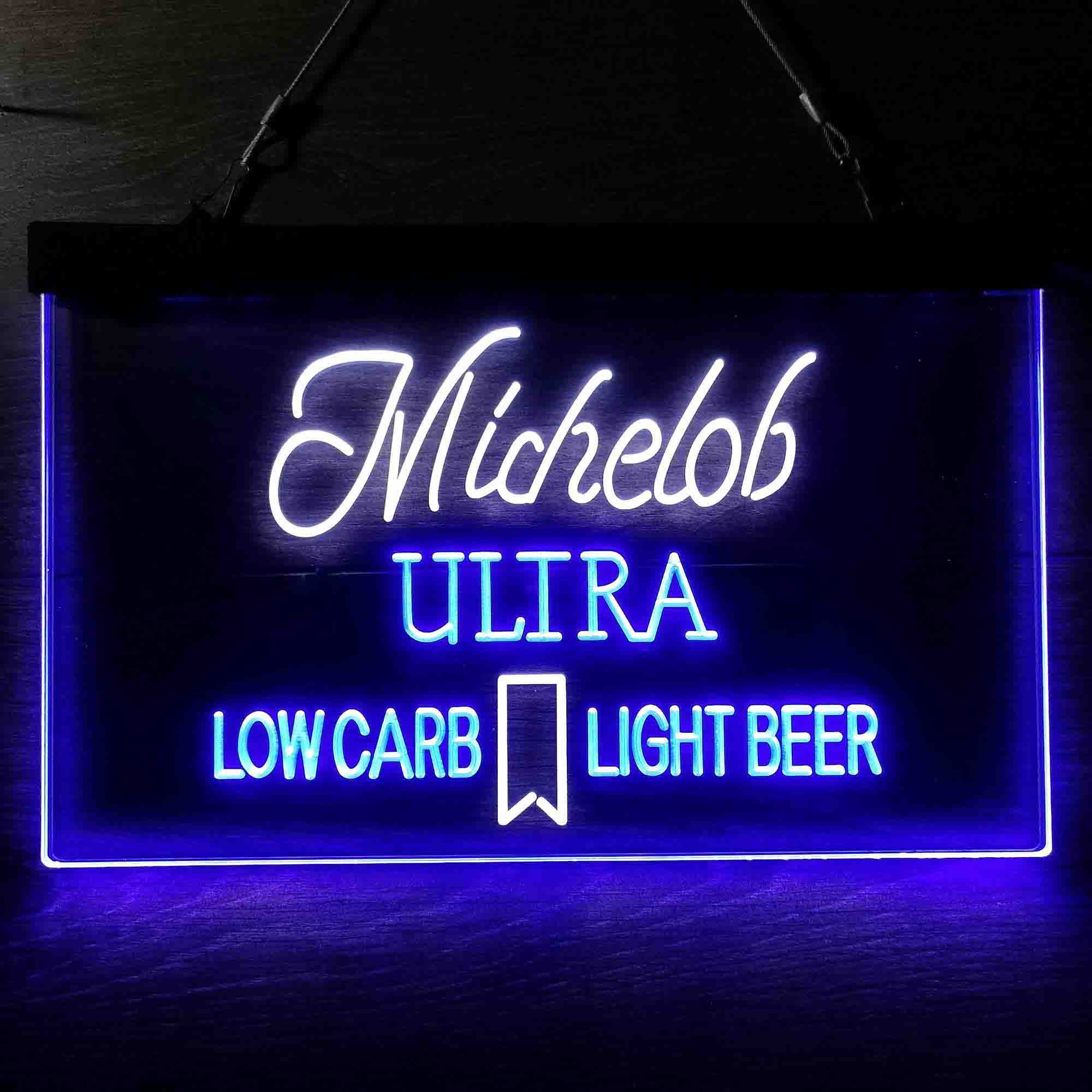 Michelob Ultra Light Low Carb Red Ribbon Neon-Like LED Sign - Image 9