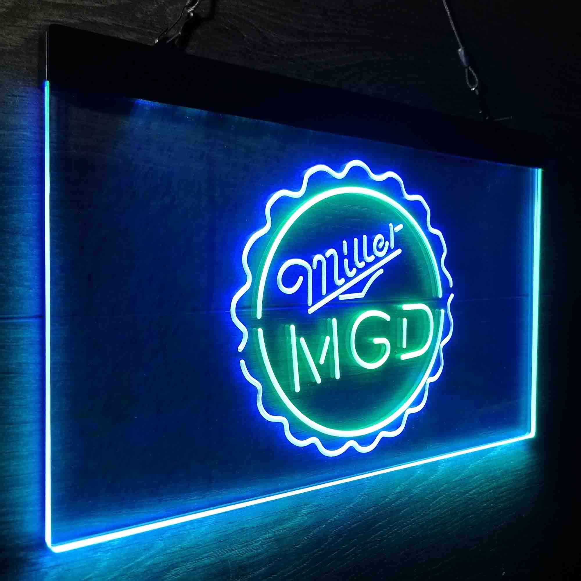 Miller Lite Genuine Draft Bottle Cap Neon-Like LED Sign - Image 15