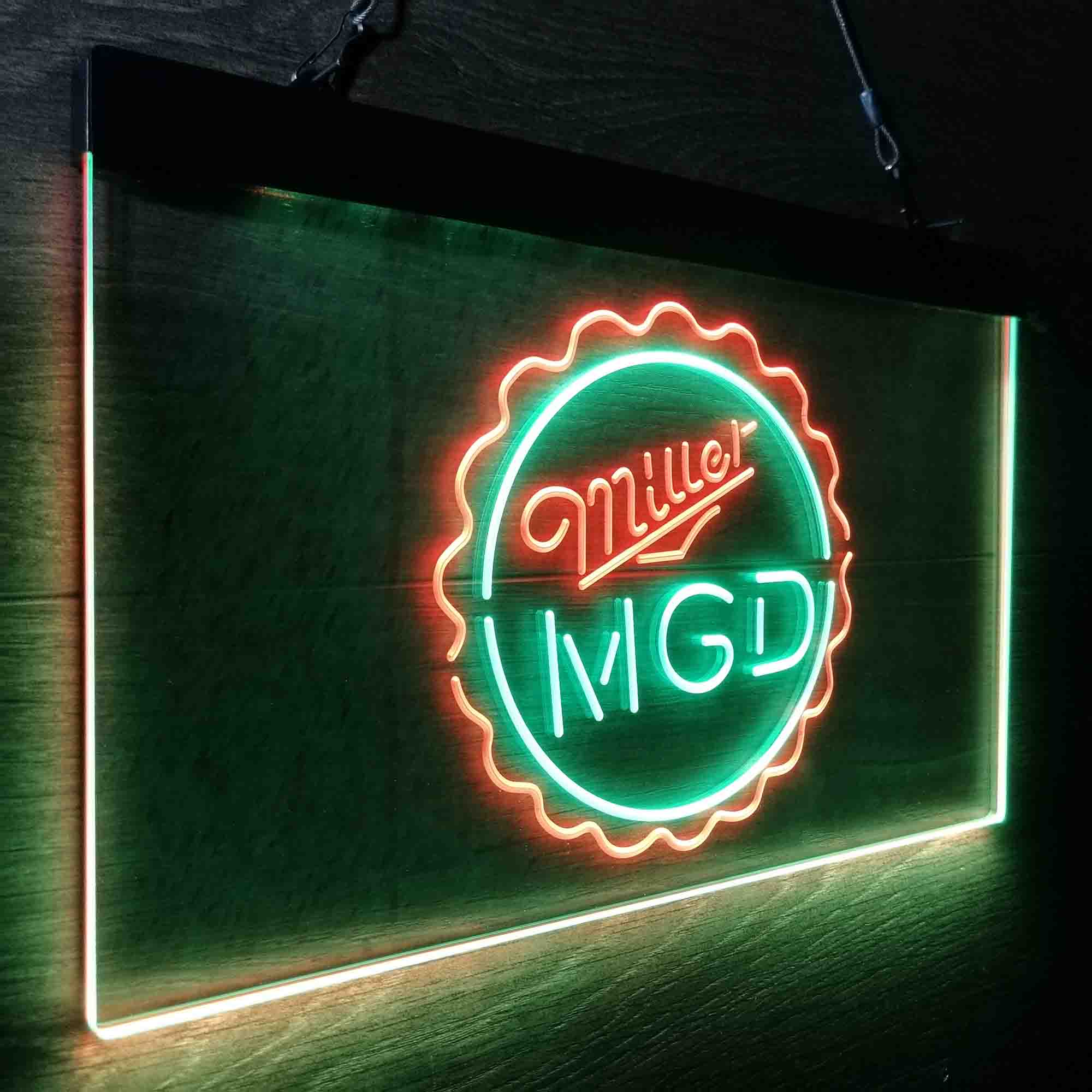 Miller Lite Genuine Draft Bottle Cap Neon-Like LED Sign - Image 16